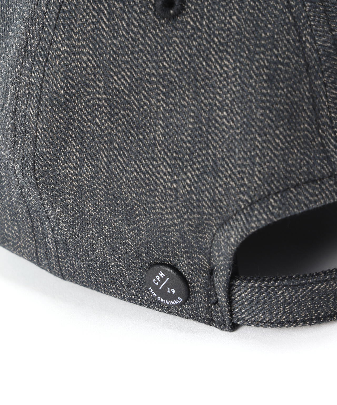 CPH/シーピーエイチ/DEEP 6 PANEL CAP/HEATHER TWILL/BLACK