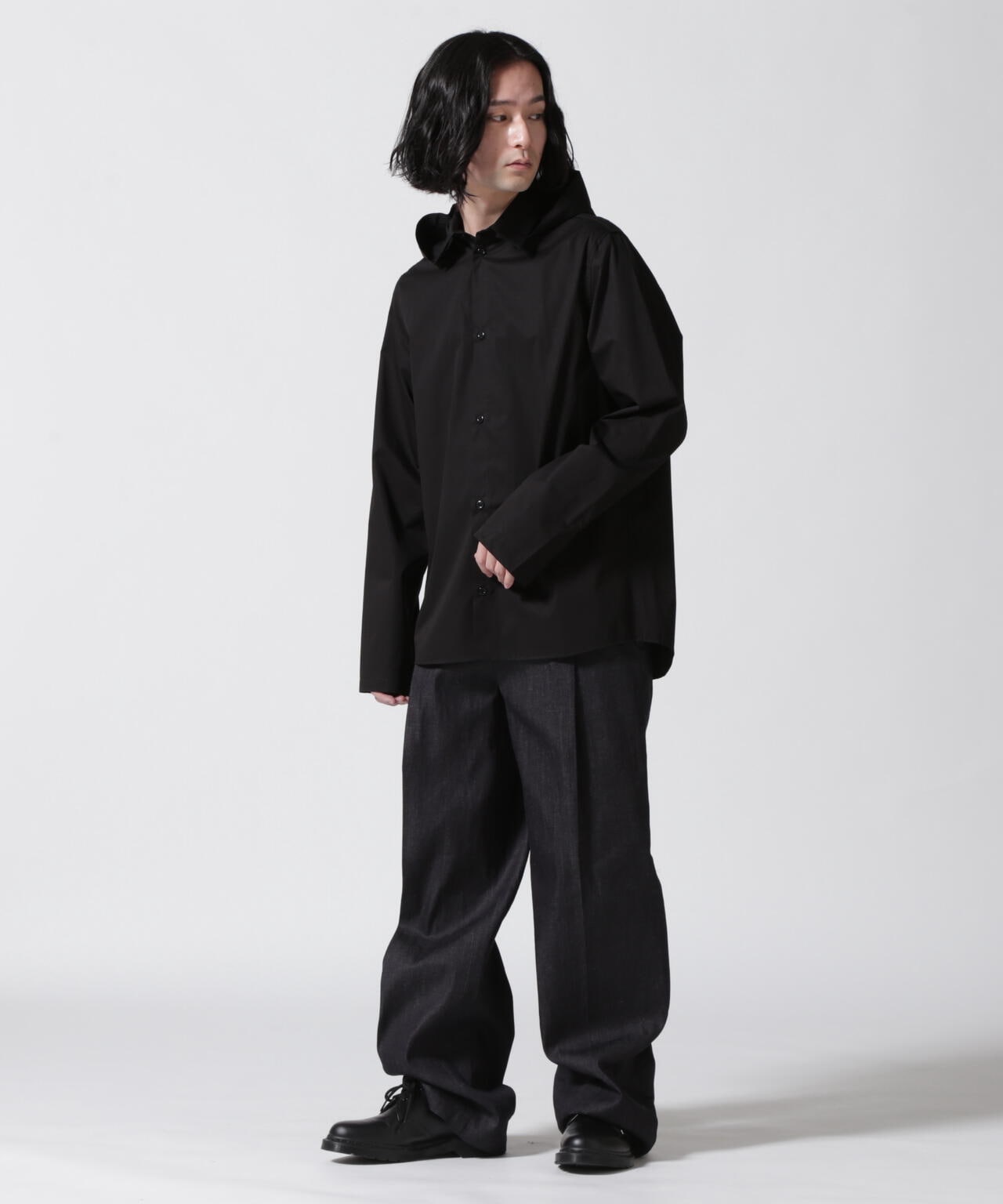 BIBLIOTHERK/ビブリオテーク/LOOSE DRESS TROUSERS