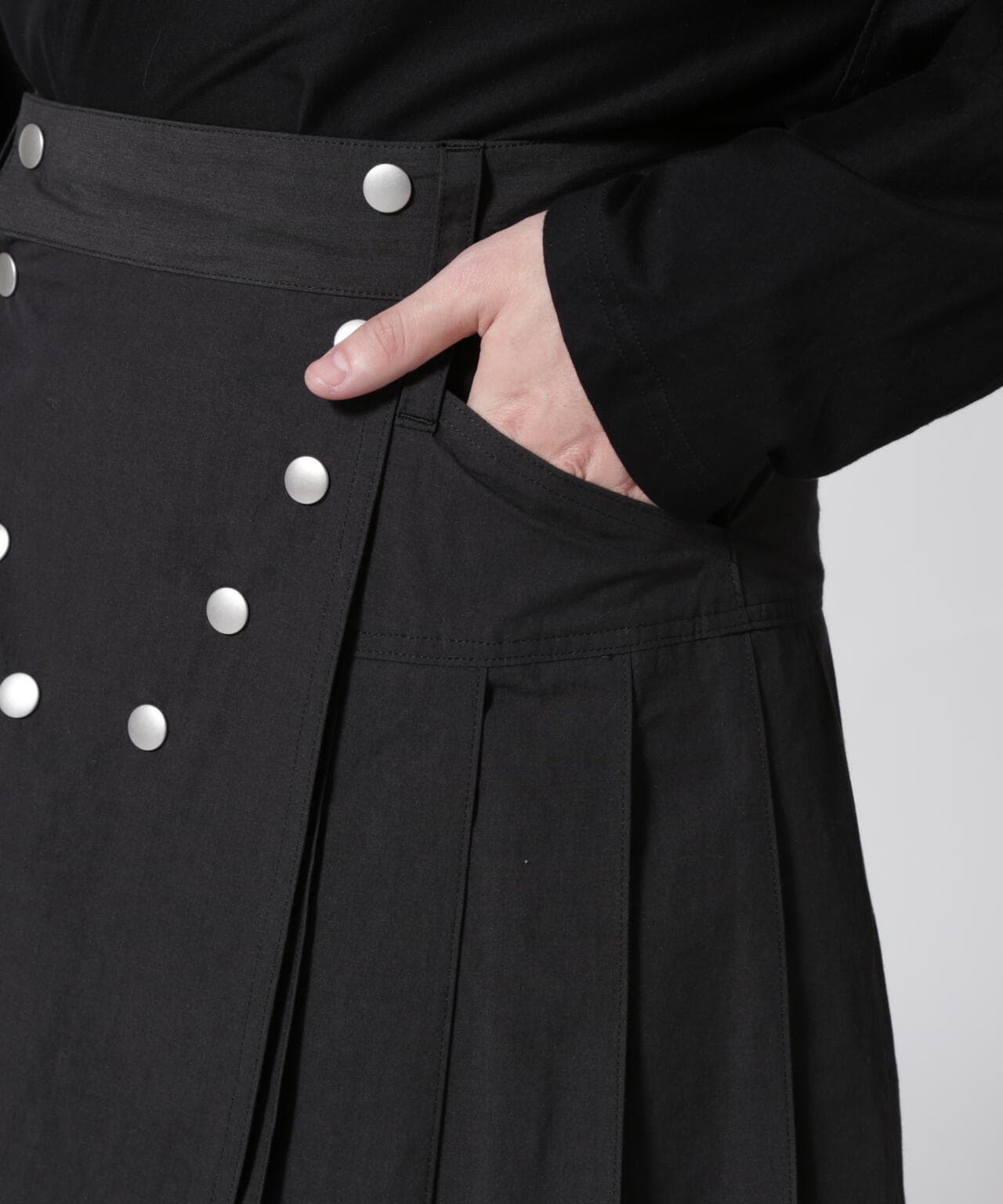 BIBLIOTHERK/ビブリオテーク/GERMAN PLEATED SKIRT