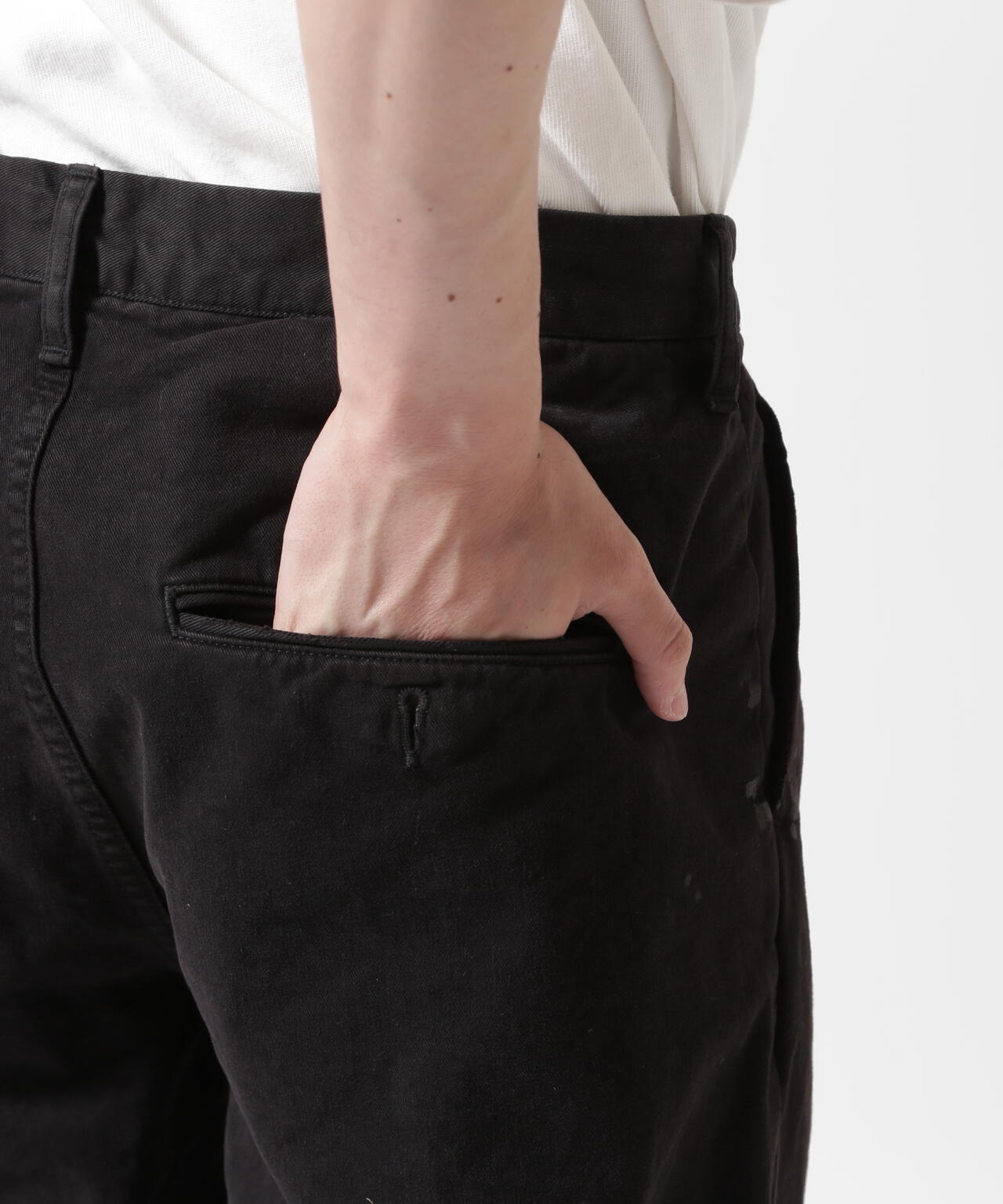 ANCELLM/アンセルム/PAINT CHINO TROUSERS