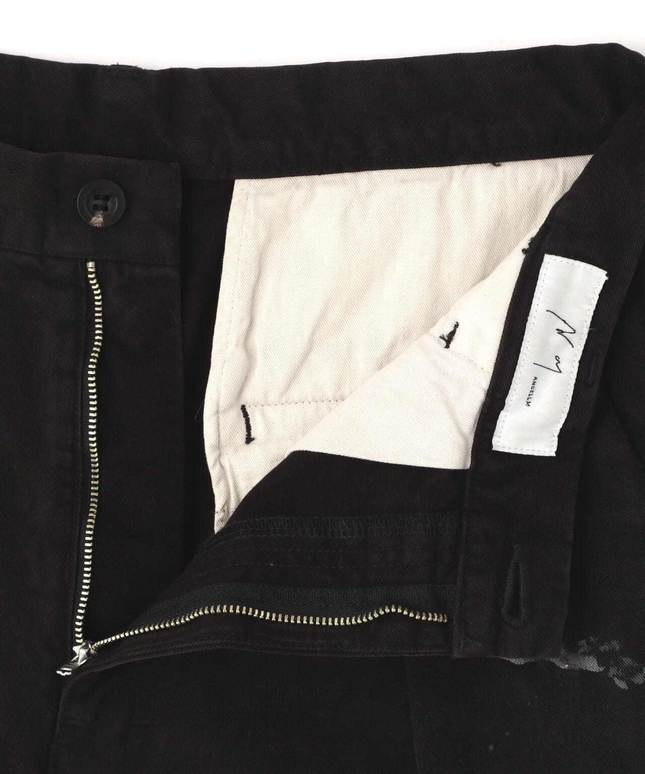 ANCELLM/アンセルム/PAINT CHINO TROUSERS