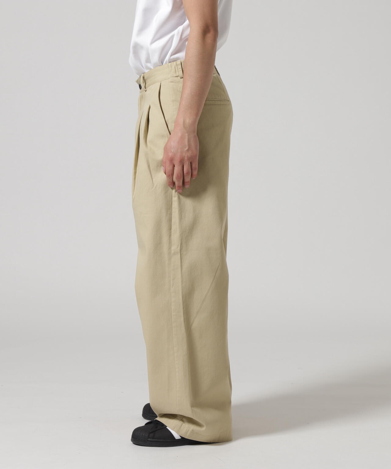 Toironier/トワロニエ/２Tuck CHINO Pants