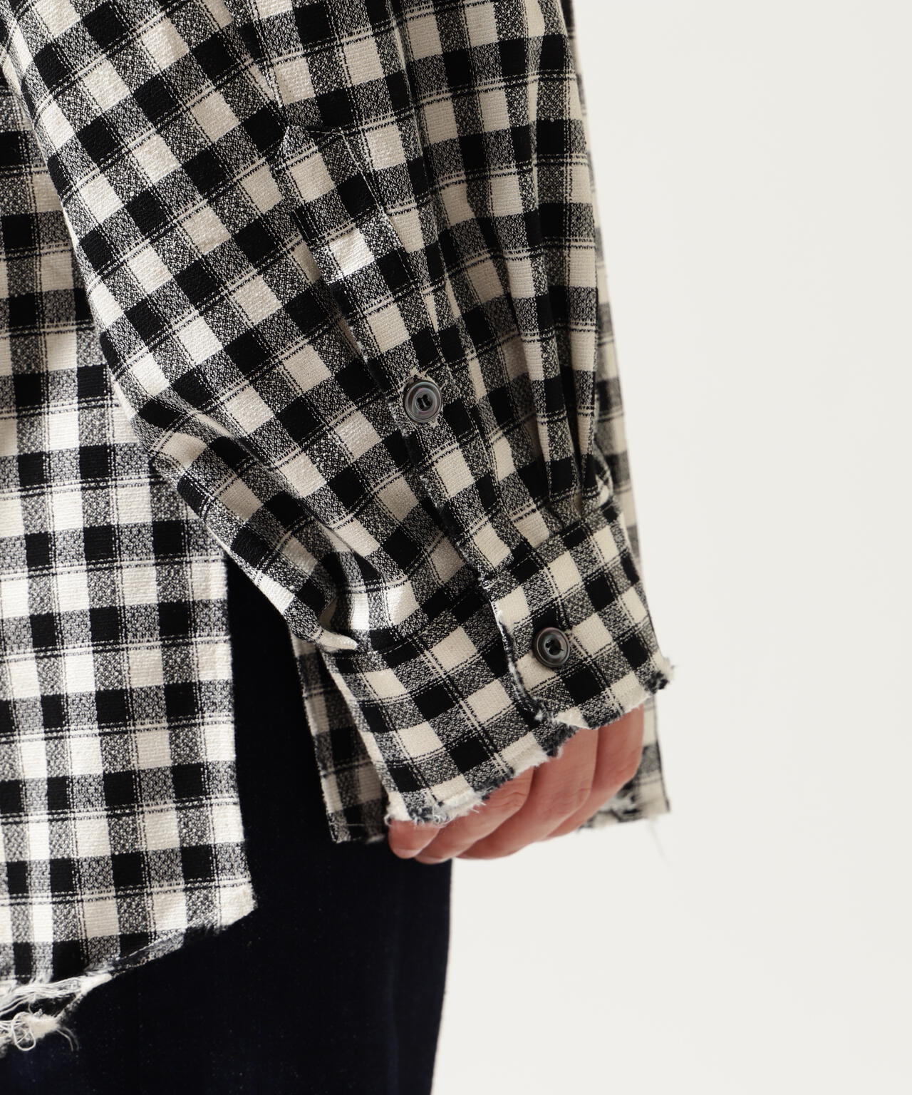 ANCELLM/アンセルム/ C/R CHECK OVER SHIRT/ANCSH55