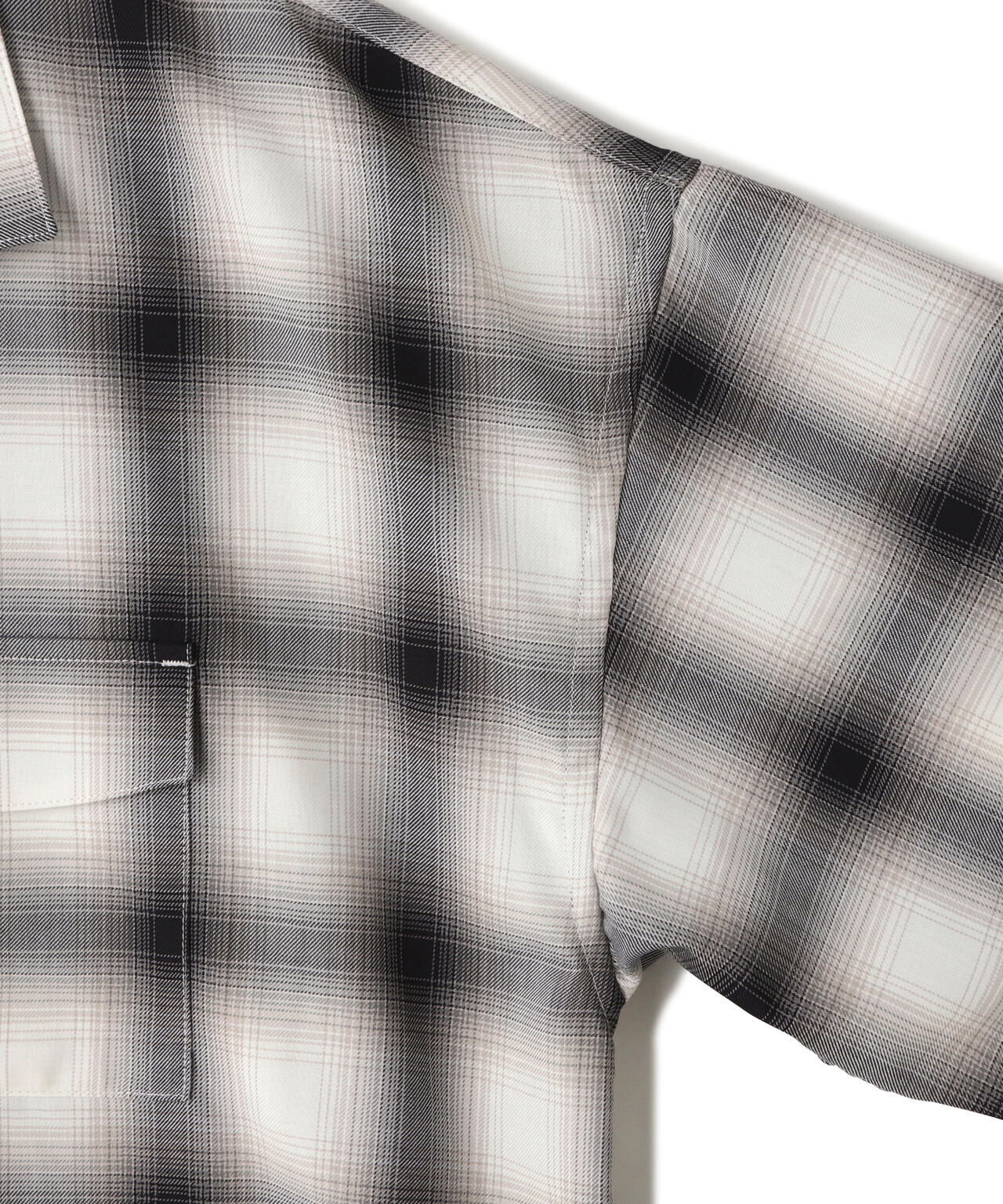 Toironier/トワロニエ/Opencollar Check Shirt