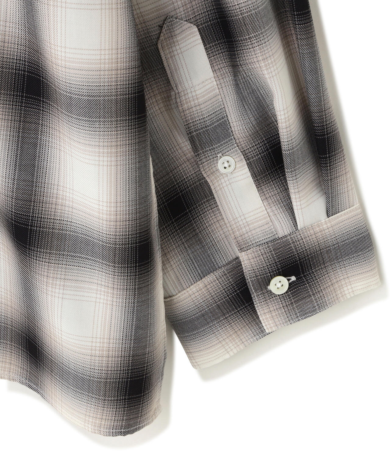 Toironier/トワロニエ/Opencollar Check Shirt
