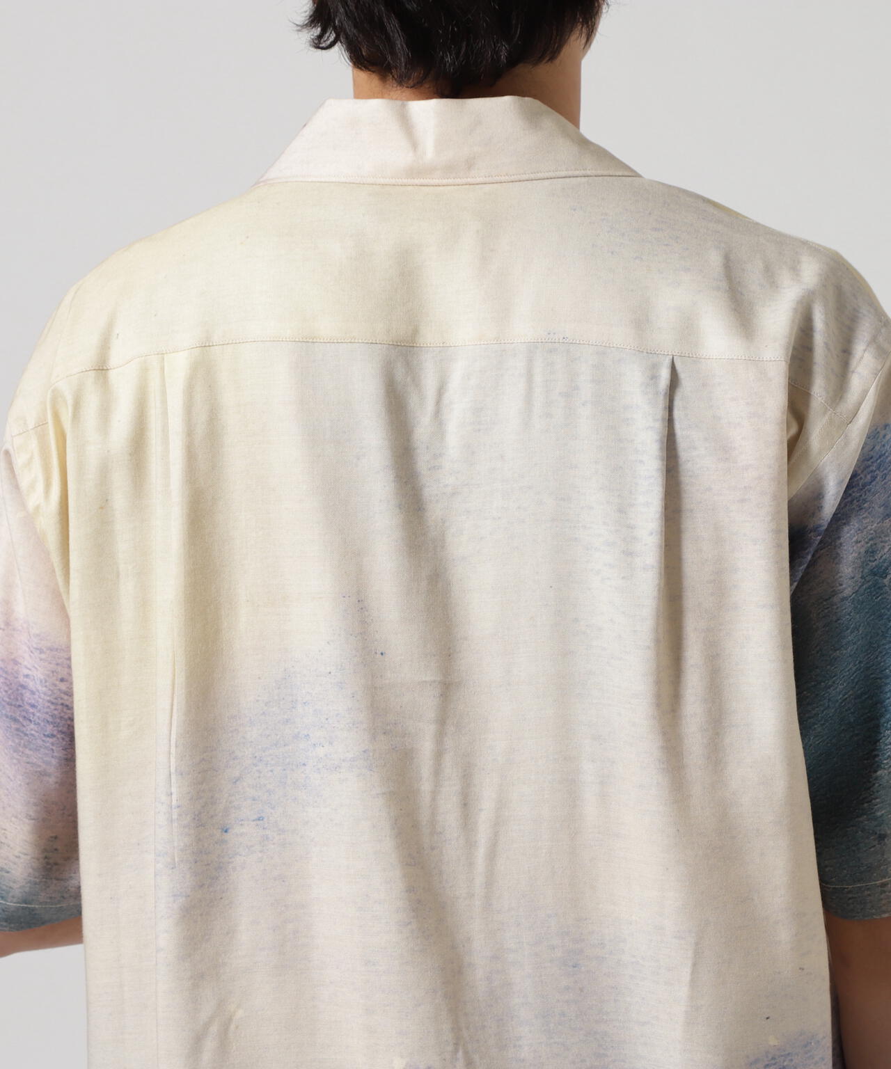 YOKE/ヨーク/LANDSCAPE OPEN COLLER SHIRT