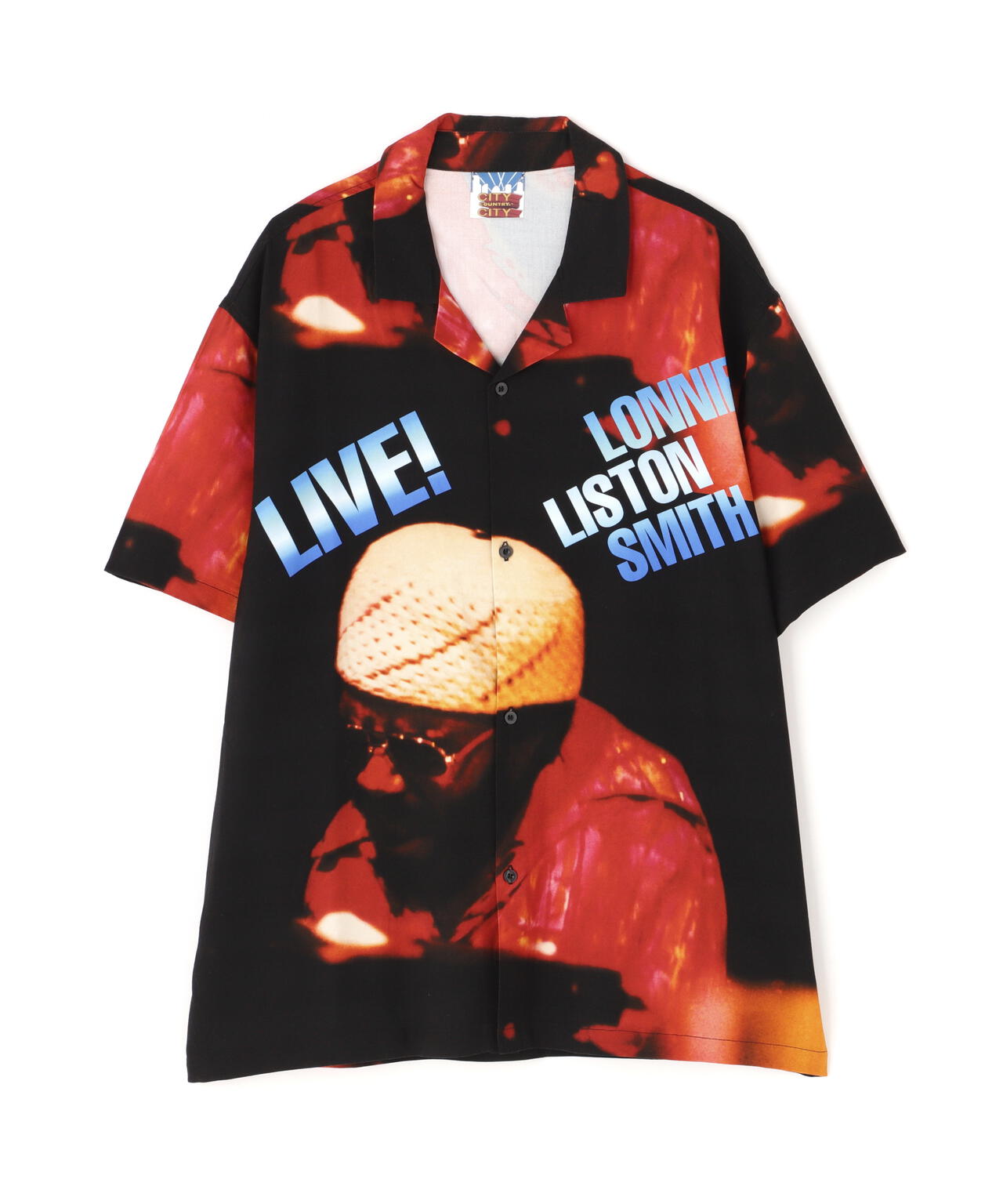 CITY COUNTRY CITY ×LONNIE LISTON SMITH/シティーカントリーシティー /OPEN COLLAR S/S