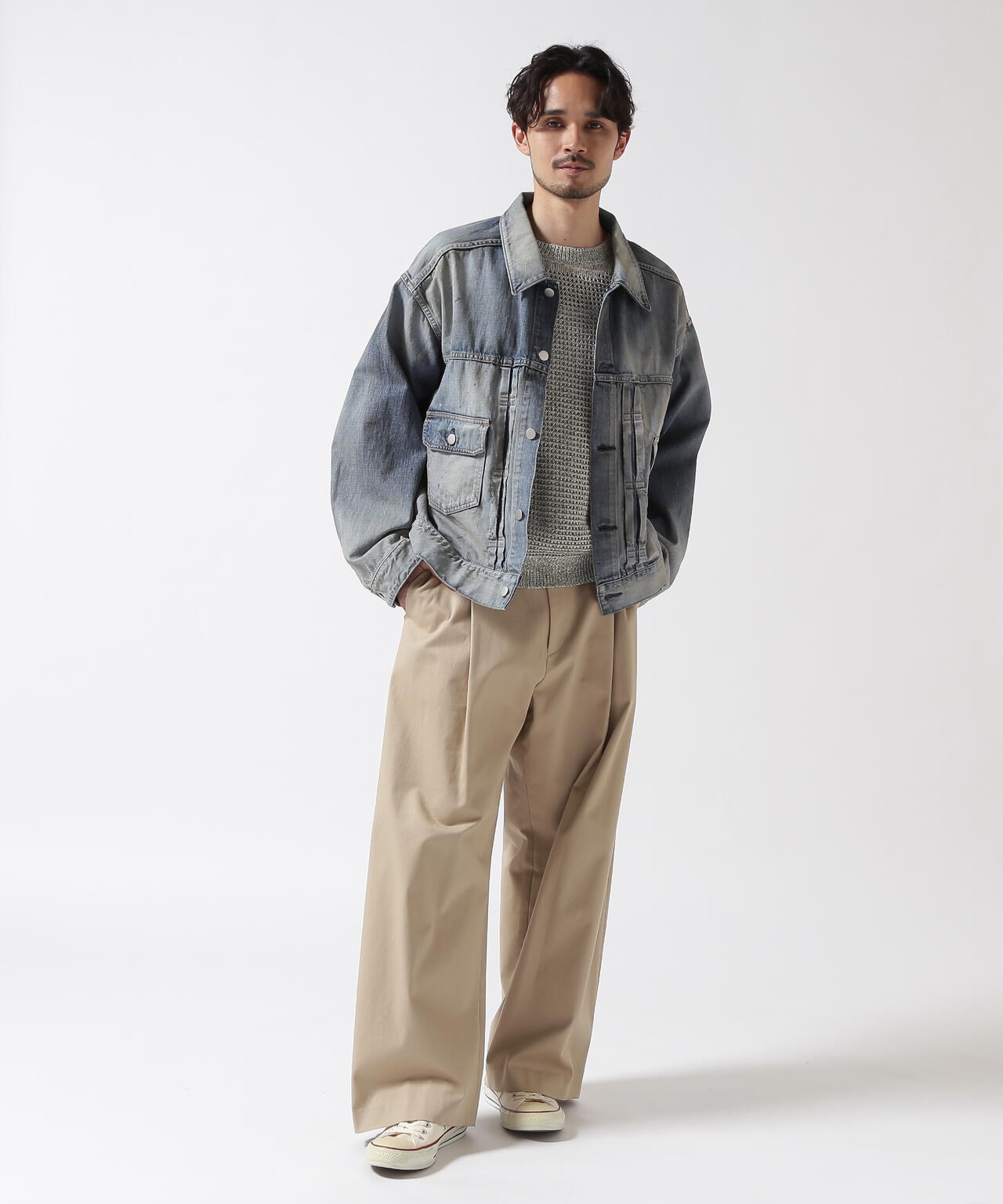ANCELLM/アンセルム/AGING DENIM JACKET