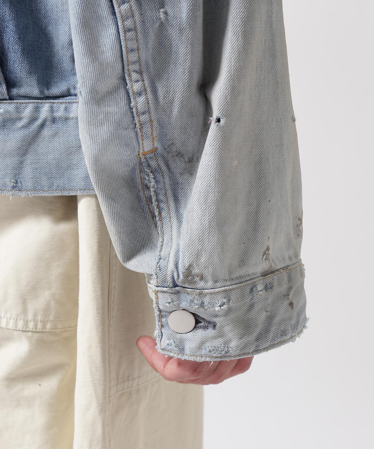 ANCELLM/アンセルム/AGING DENIM JACKET