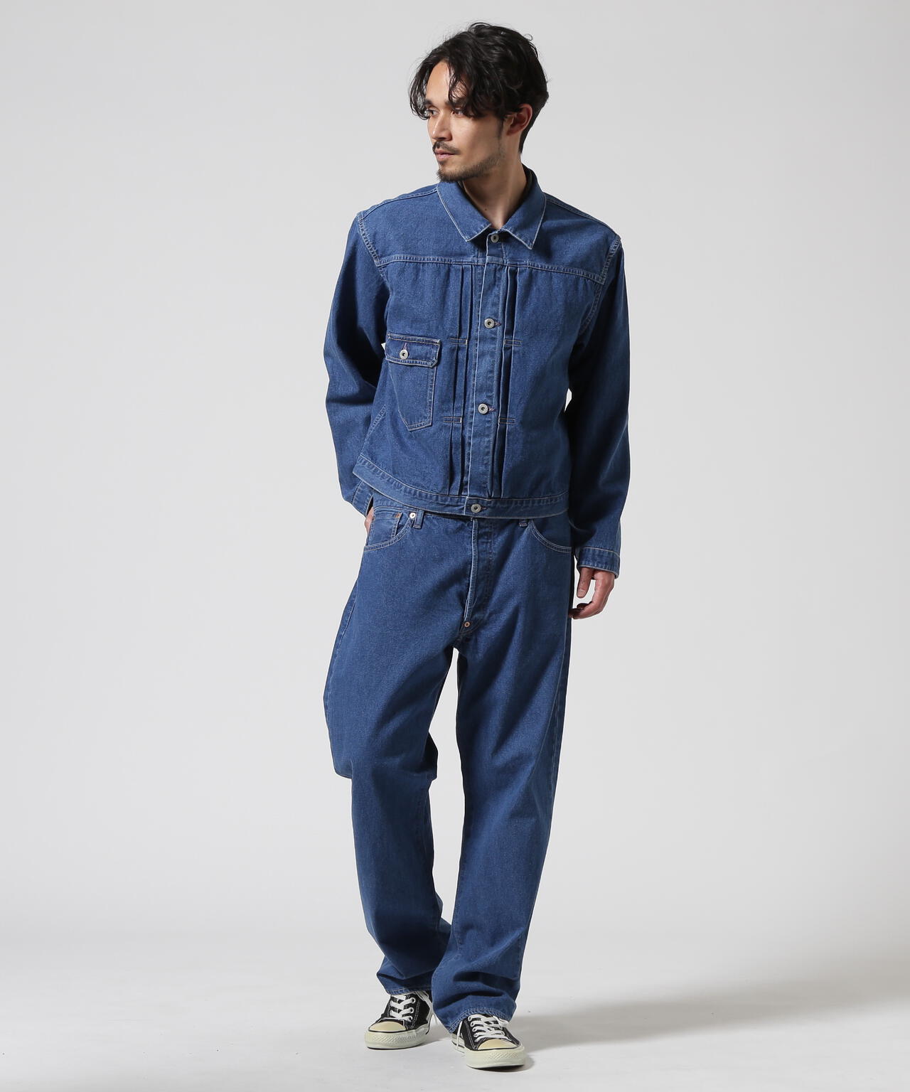FOUNDOUR/ファウンダ/DENIM TRACKER JACKET