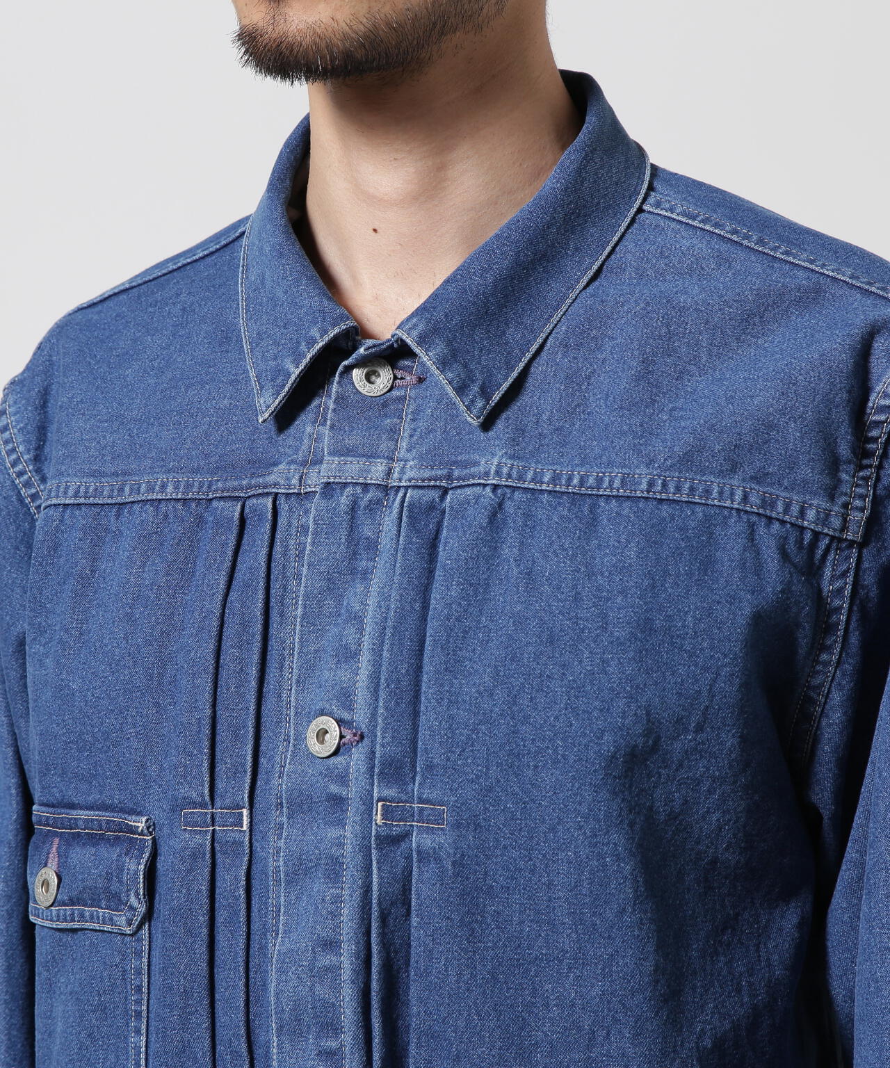 FOUNDOUR/ファウンダ/DENIM TRACKER JACKET
