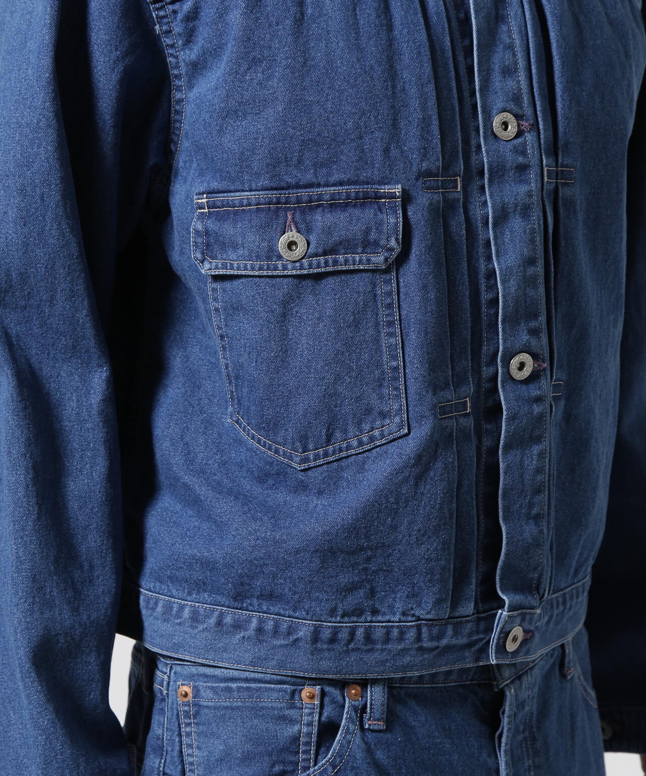 FOUNDOUR/ファウンダ/DENIM TRACKER JACKET