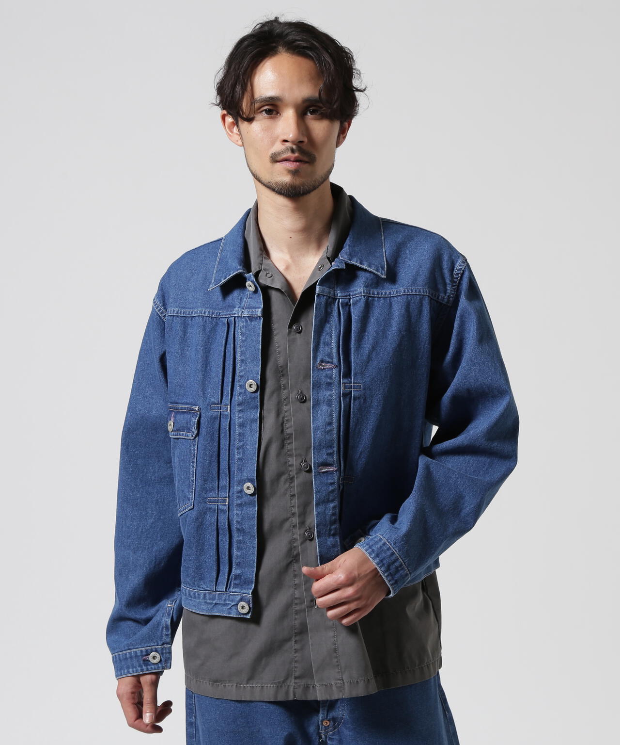 FOUNDOUR/ファウンダ/DENIM TRACKER JACKET