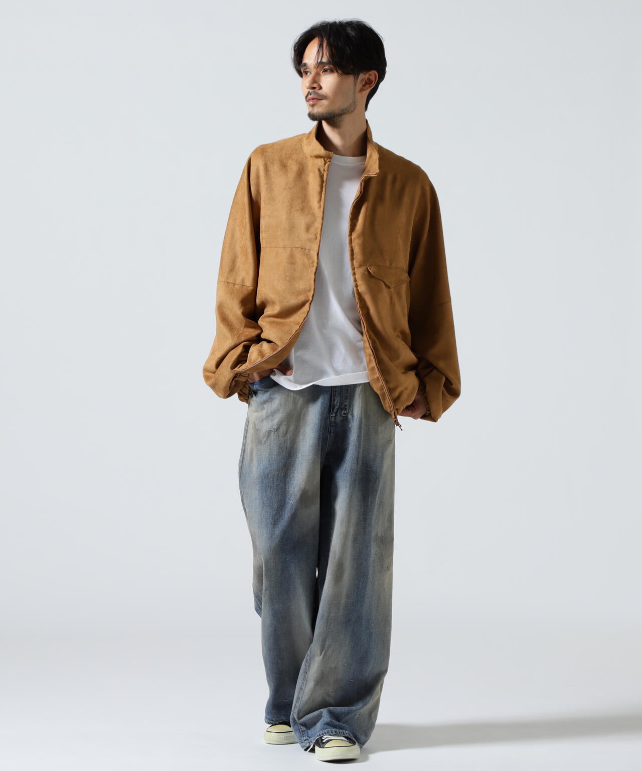 ANCELLM/アンセルム/DENIM WIDE SLACKS