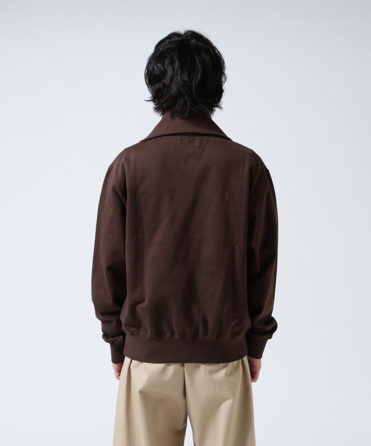 Toironier/トワロニエ/Half Zip Sweat Shirts