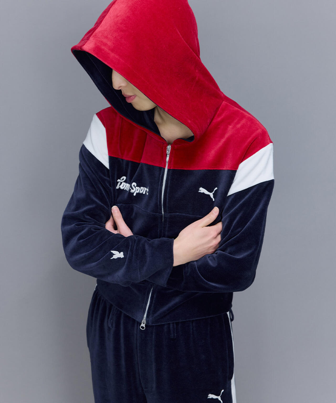 PUMA×MASU/プーマ×エムエーエスユー/T7 SHORT TRACK HOODIE