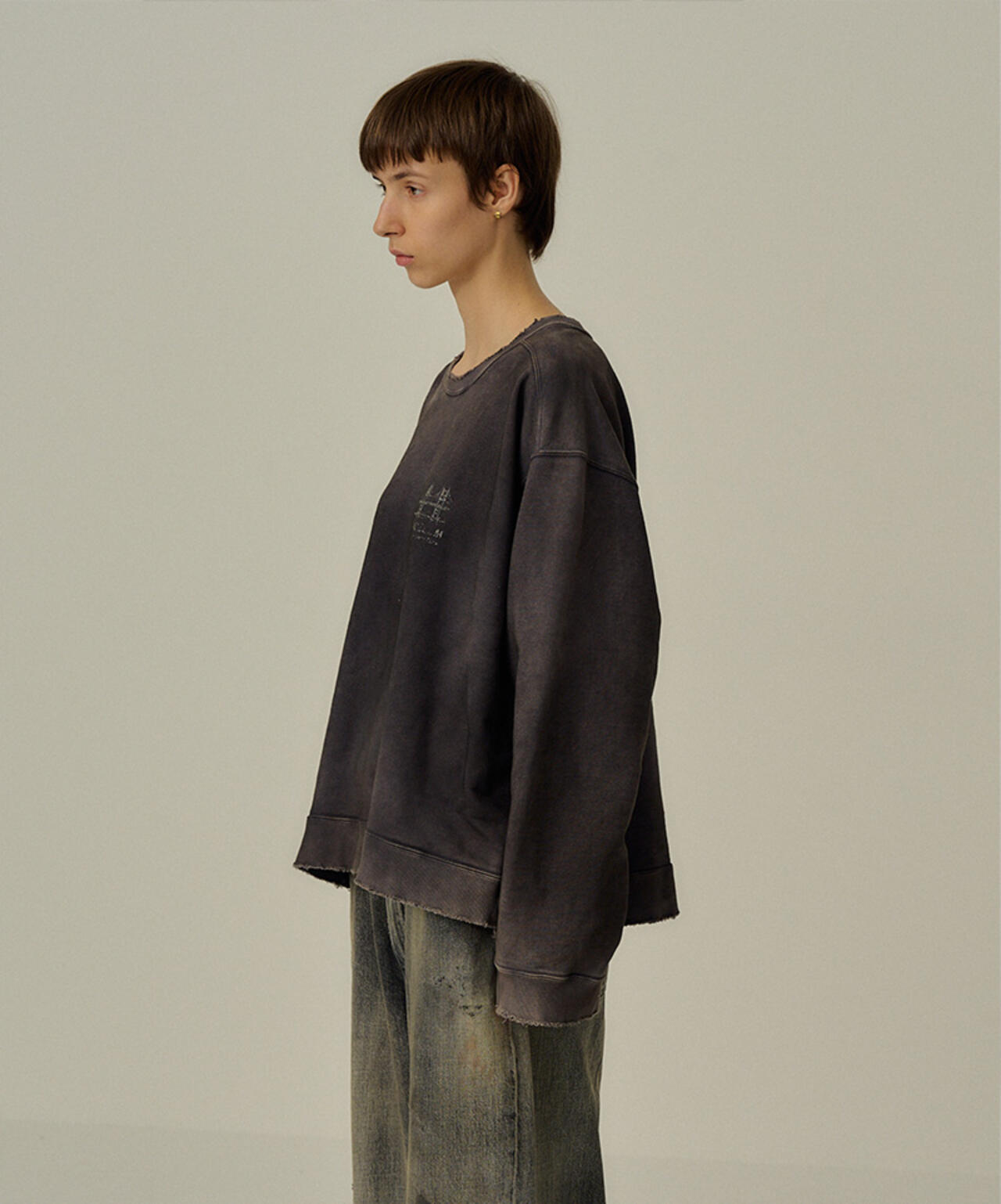 ANCELLM/アンセルム/BRIDGE SWEAT SHIRT
