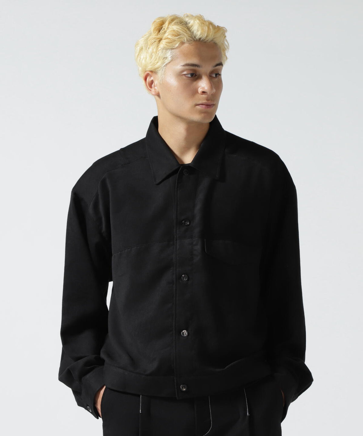 ANCELLM/アンセルム/VEAGAN SUEDE WORK SHIRT