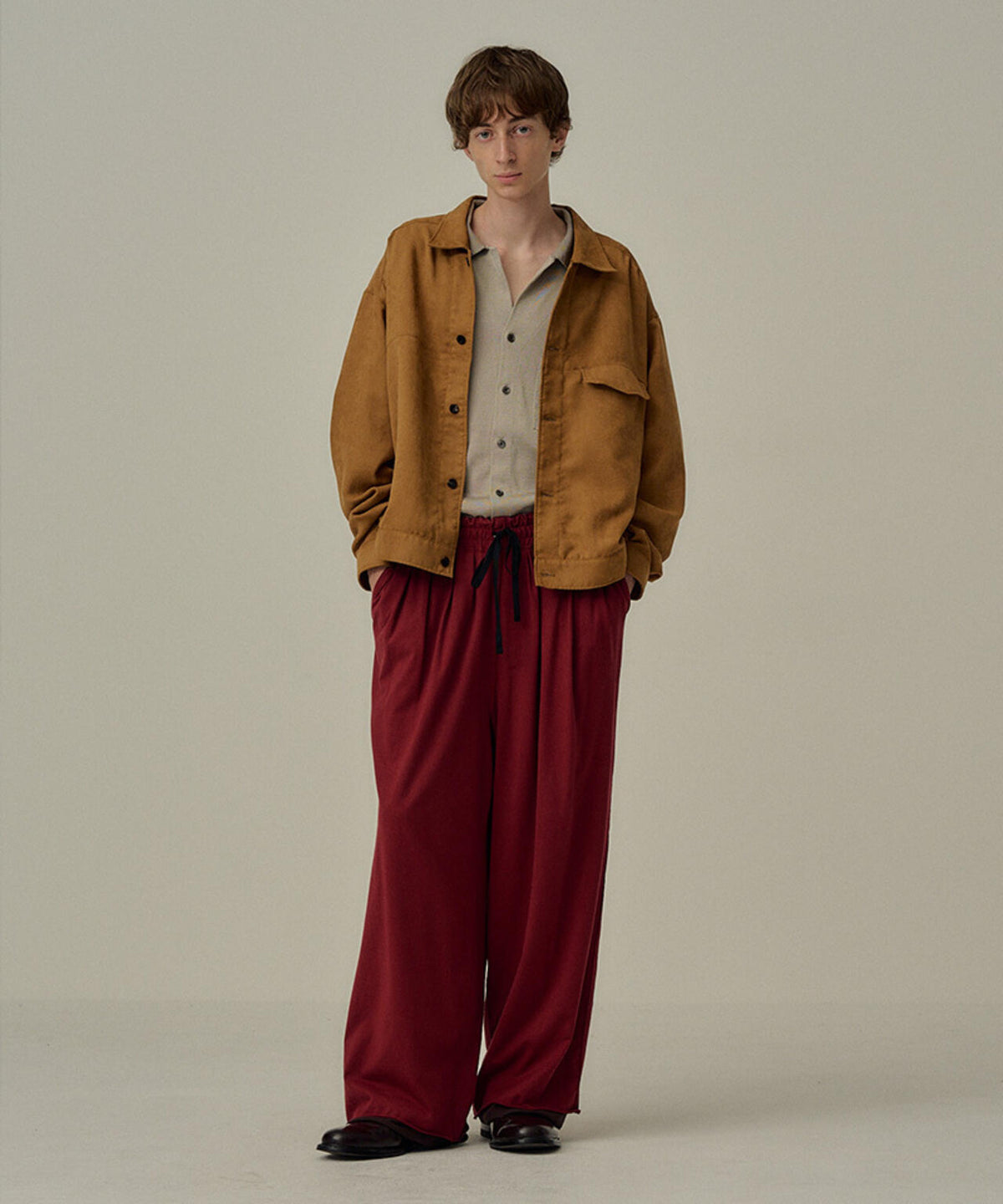 ANCELLM/アンセルム/VEAGAN SUEDE WORK SHIRT
