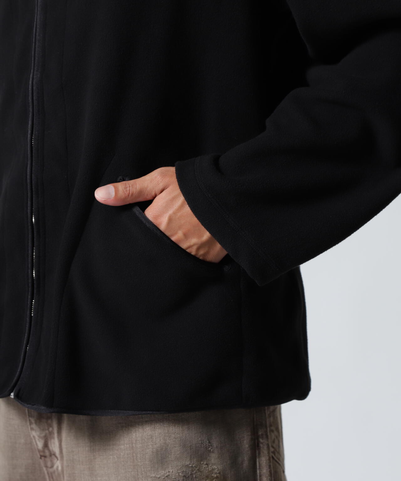 FOUNDOUR/ファウンダ/FLEECE ZIP BLOUSON