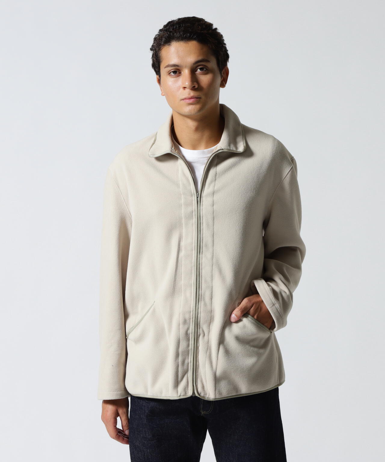 FOUNDOUR/ファウンダ/FLEECE ZIP BLOUSON