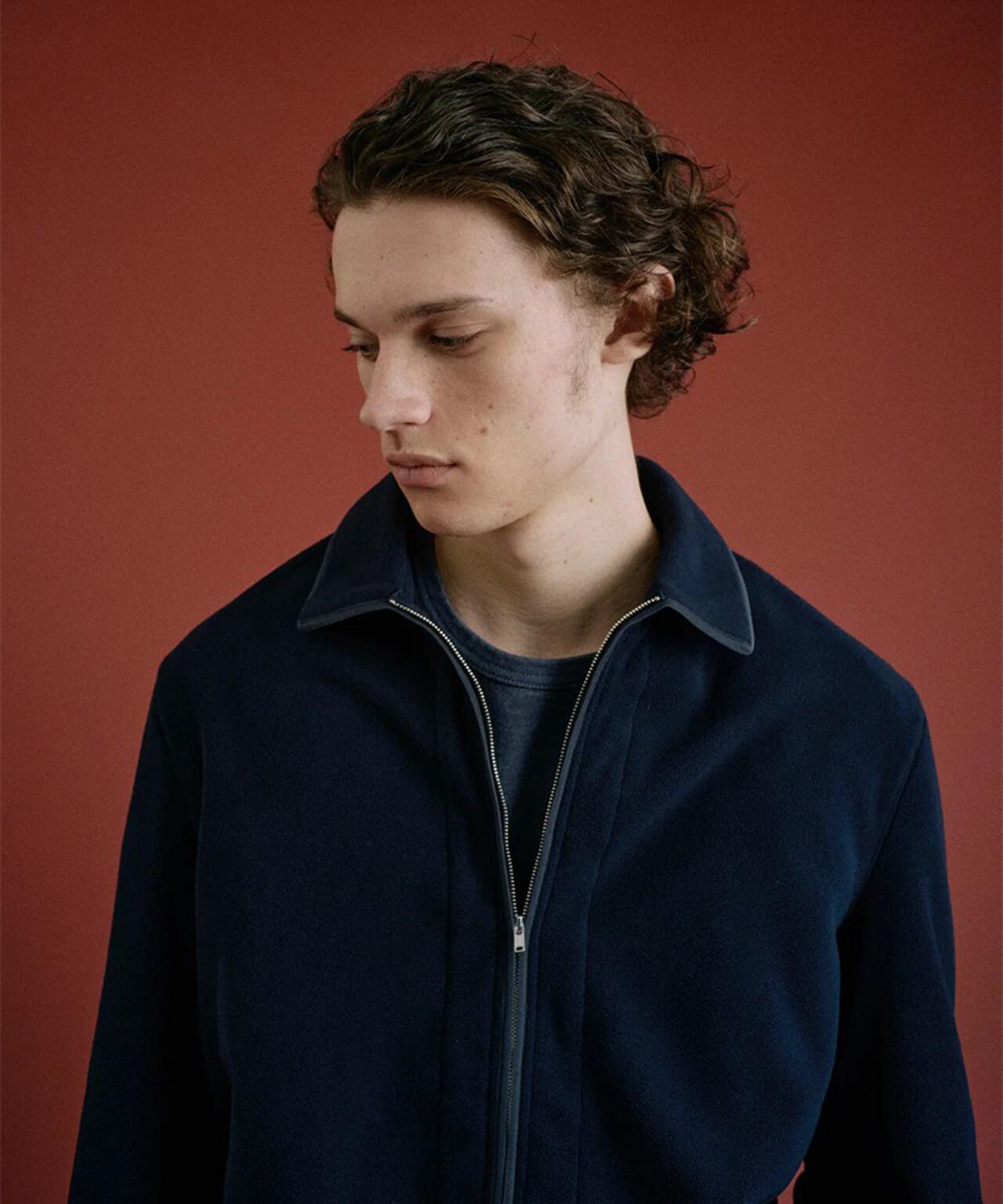FOUNDOUR/ファウンダ/FLEECE ZIP BLOUSON