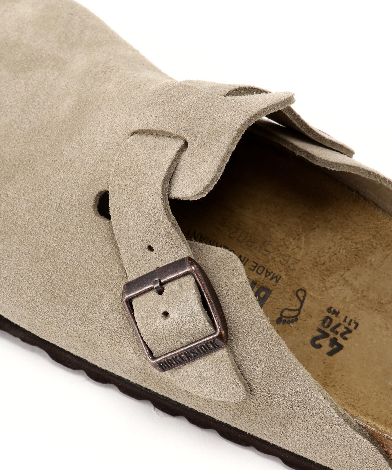 BIRKENSTOCK/ビルケンシュトック/BOSTON/スエードレザー - トープ