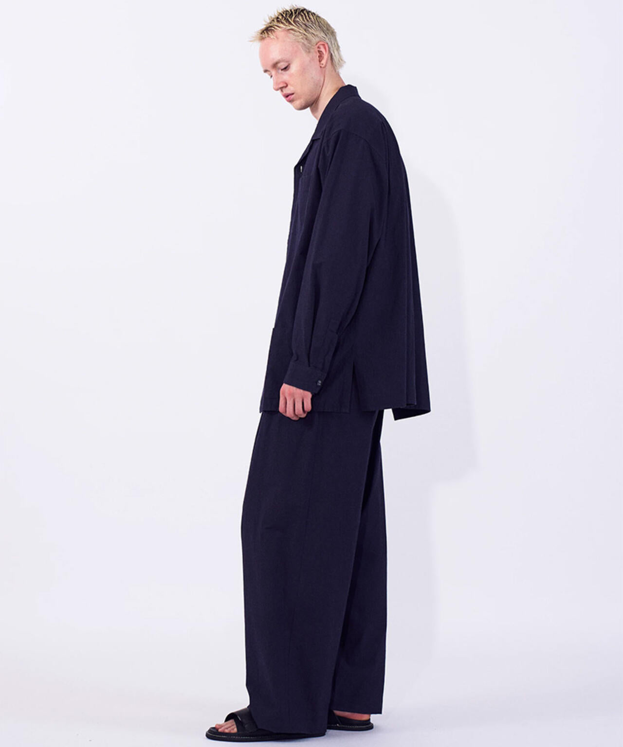 YOKE/ヨーク/Modal Twill Front Flat 1pleated Easy Trousers/YK26SS01216P
