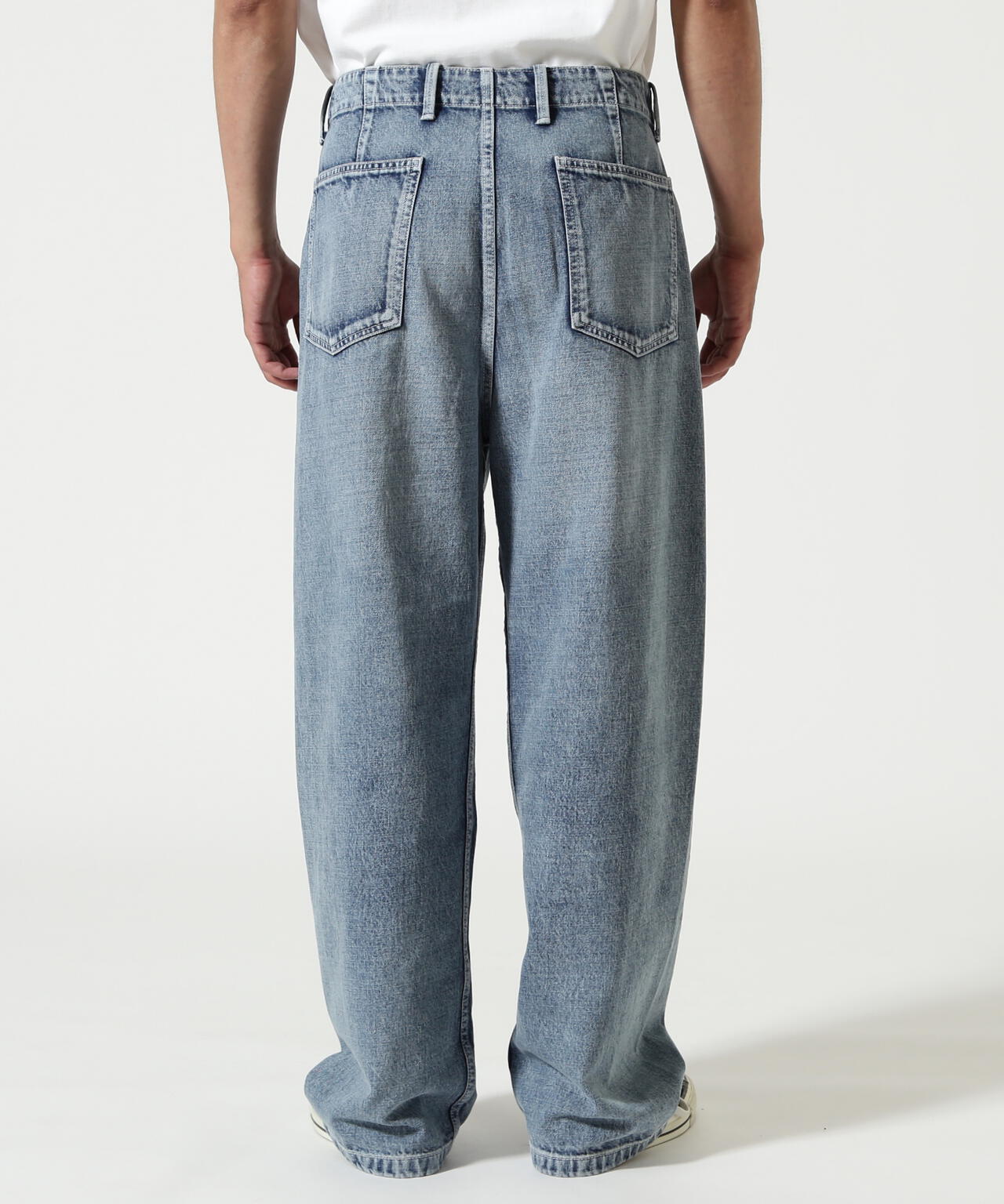 Toironier/トワロニエ/Draping Denim Trousers
