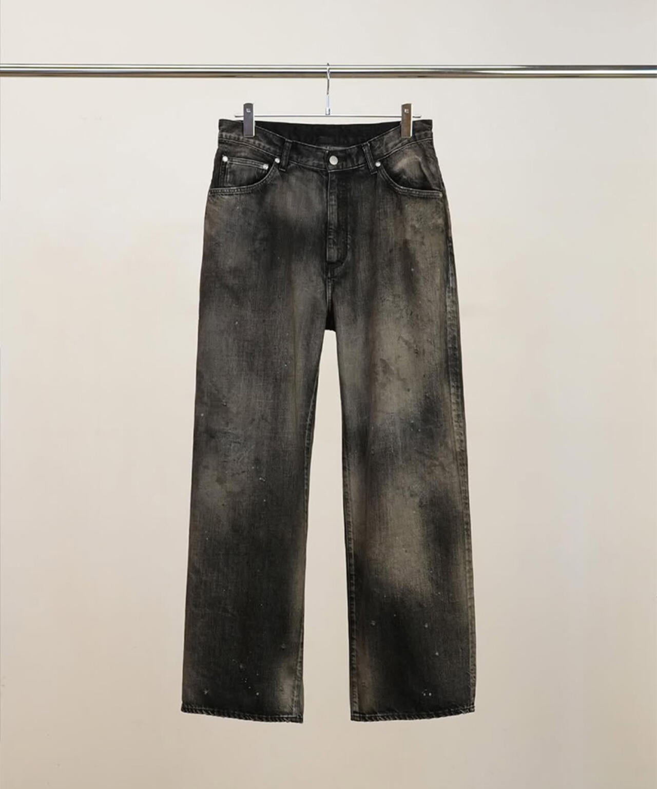 ANCELLM/アンセルム/AGING MIDDLE STRAIGHT 5P DENIM/ANC-PT121-A
