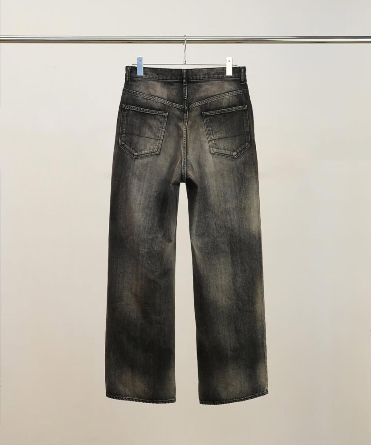 ANCELLM/アンセルム/AGING MIDDLE STRAIGHT 5P DENIM/ANC-PT121-A