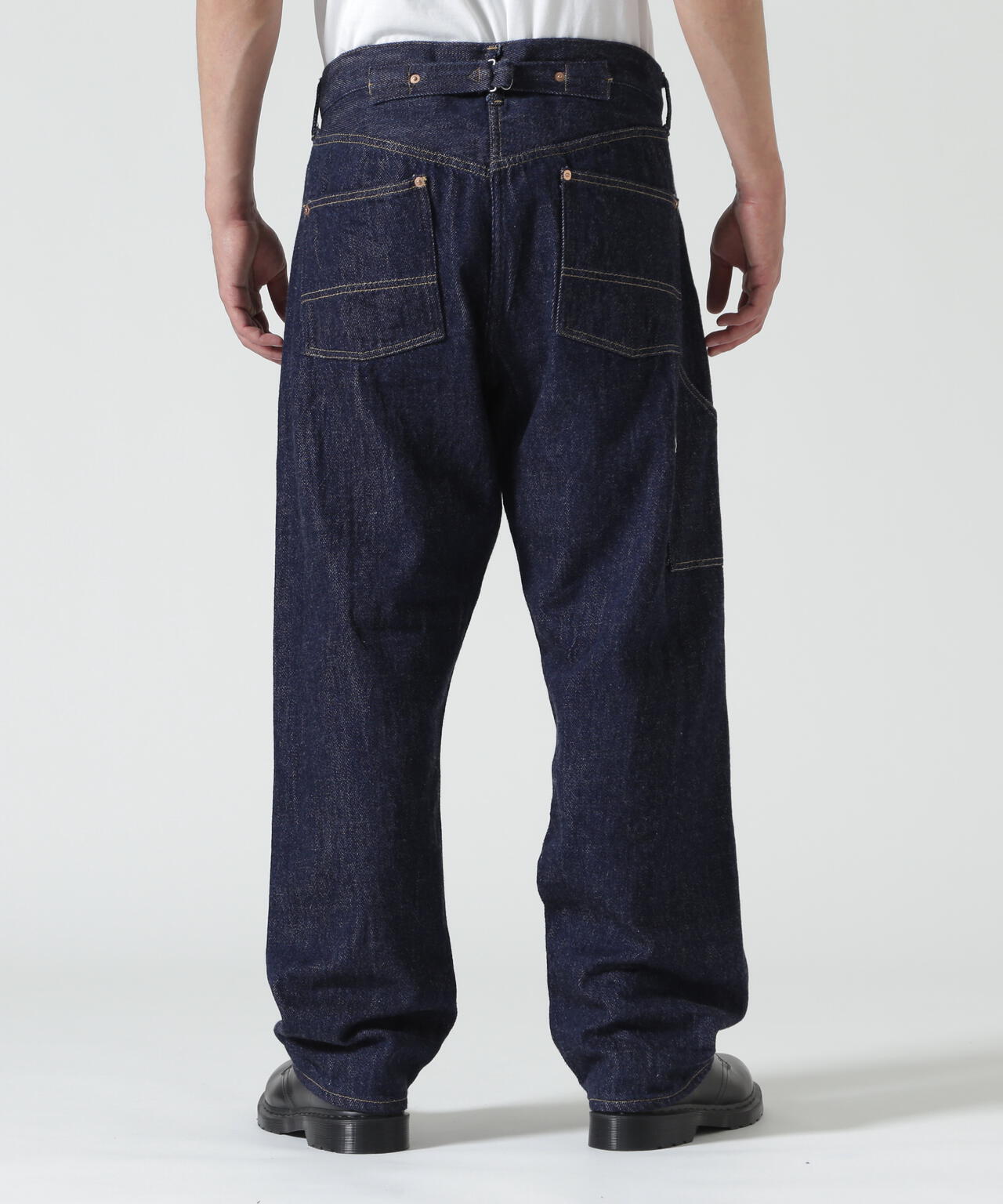 FOUNDOUR/ファウンダ/LOOSELY WOVEN DENIM WORKPT