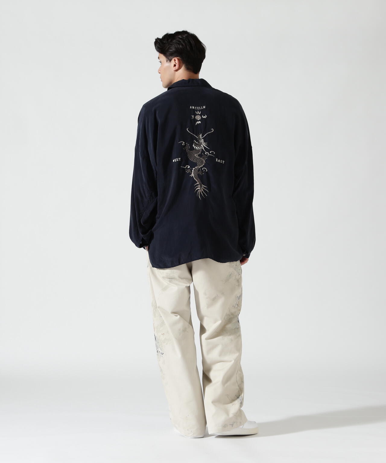 ANCELLM/アンセルム/EMBROIDERED SOUVENIR SHIRT/ANC-SH78