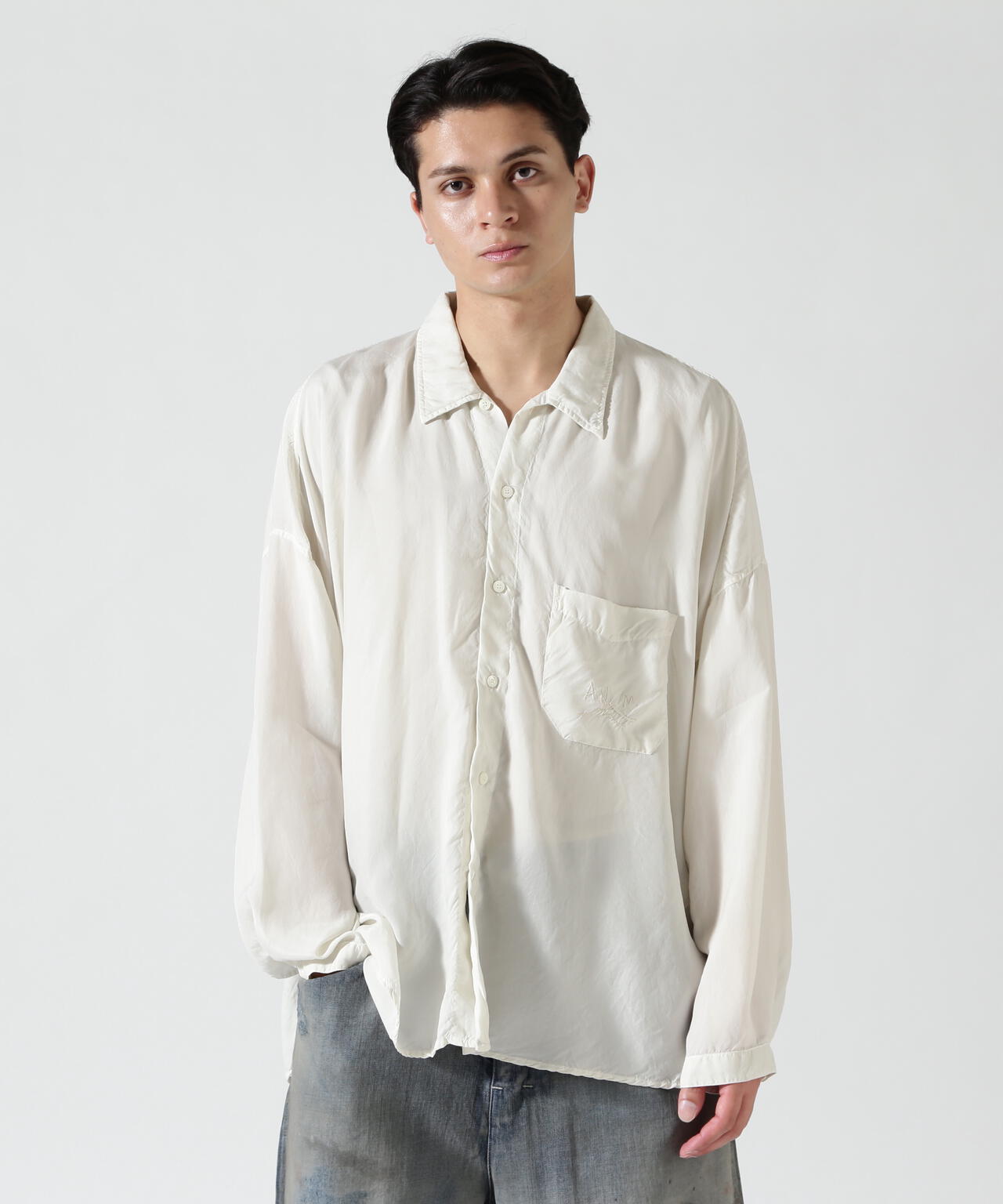 ANCELLM/アンセルム/EMBROIDERED SOUVENIR SHIRT/ANC-SH78