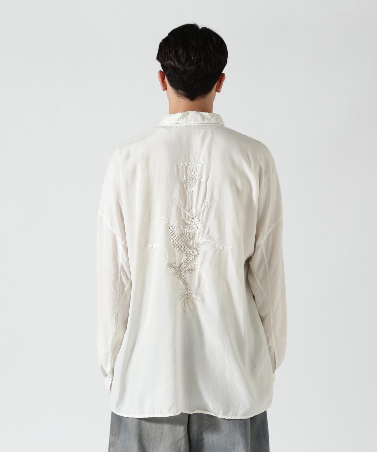 ANCELLM/アンセルム/EMBROIDERED SOUVENIR SHIRT/ANC-SH78