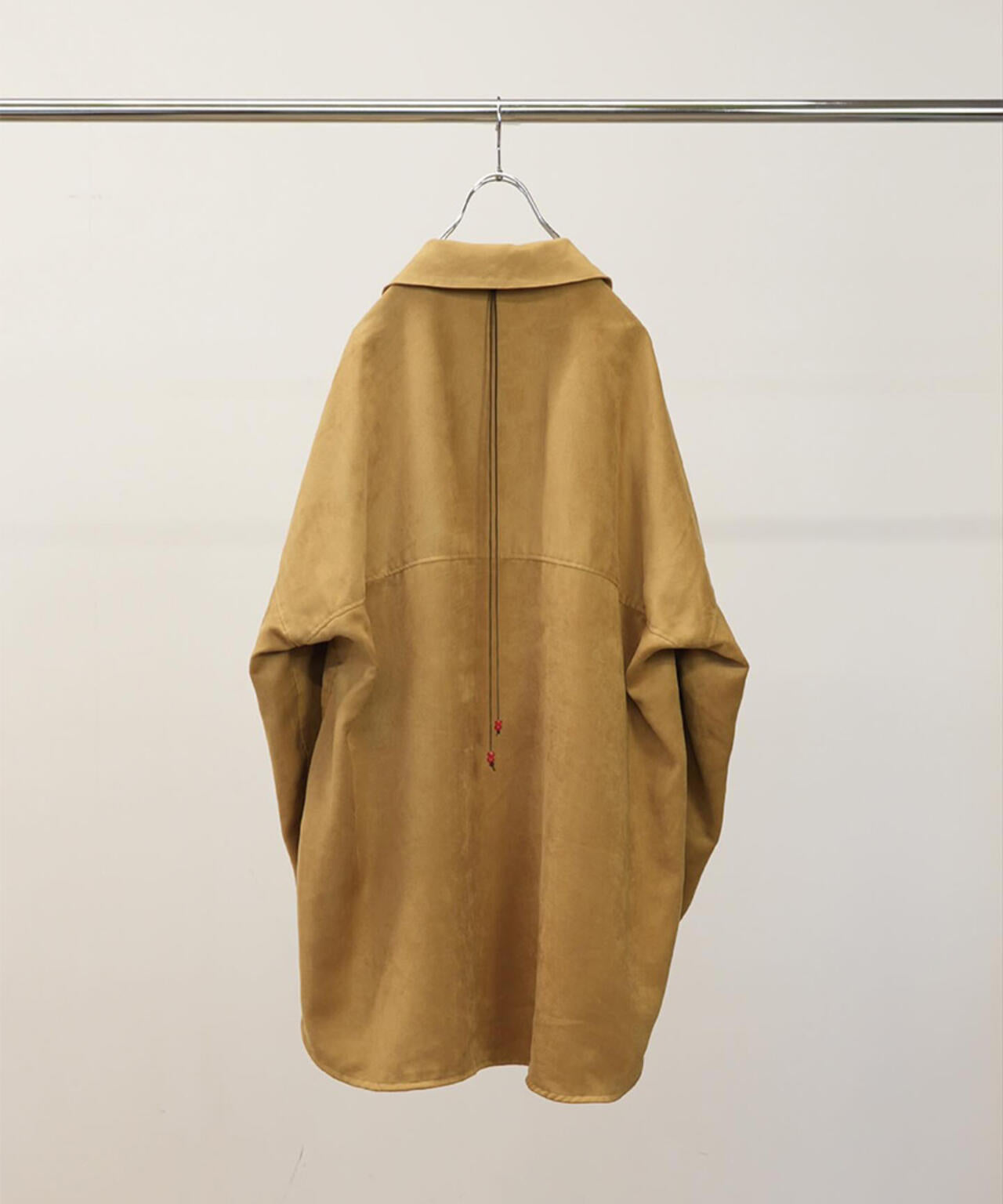 ANCELLM/アンセルム/VEGAN SUEDE LONG SHIRT/ANC-SH86-B