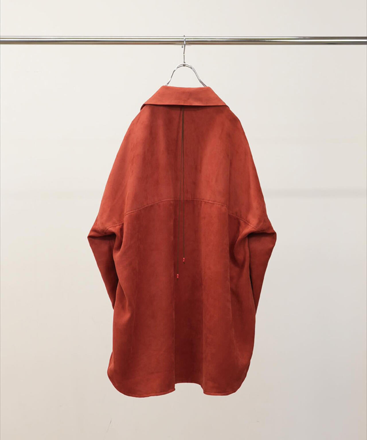 ANCELLM/アンセルム/VEGAN SUEDE LONG SHIRT/ANC-SH86-B