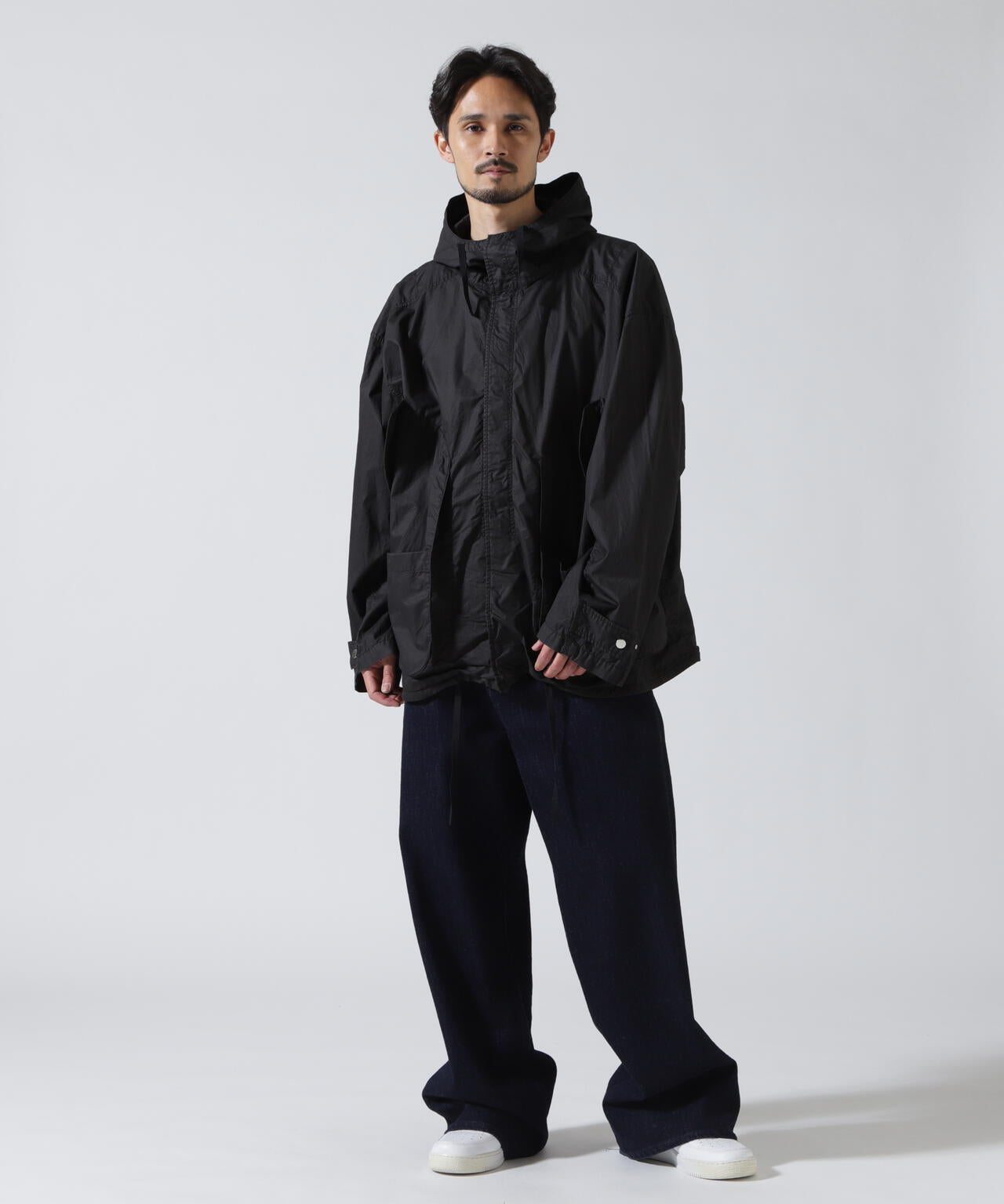 ANCELLM/アンセルム/HOODED FIELD SHIRT JACKET/ANC-SH91