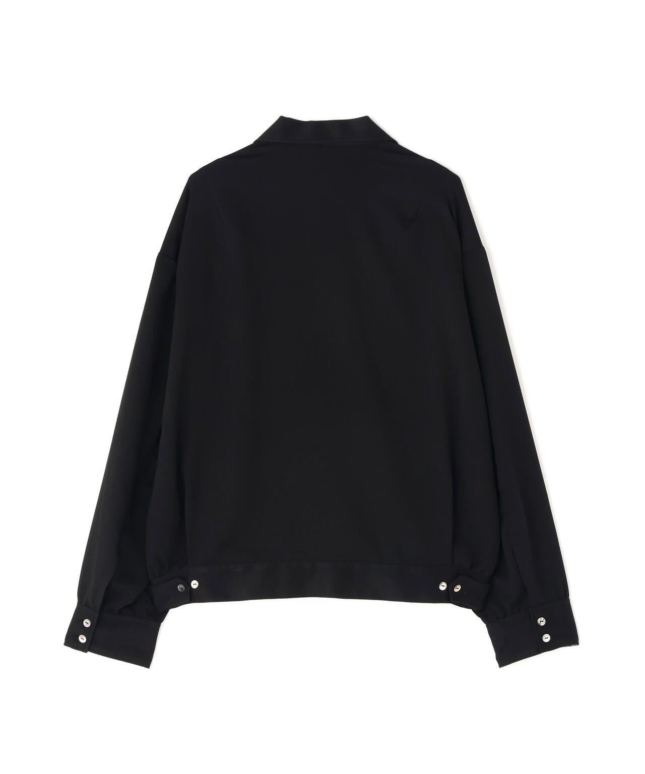 ANCELLM/アンセルム/VEGAN SUEDE OPEN COLLAR SHIRT/ANC-SH93