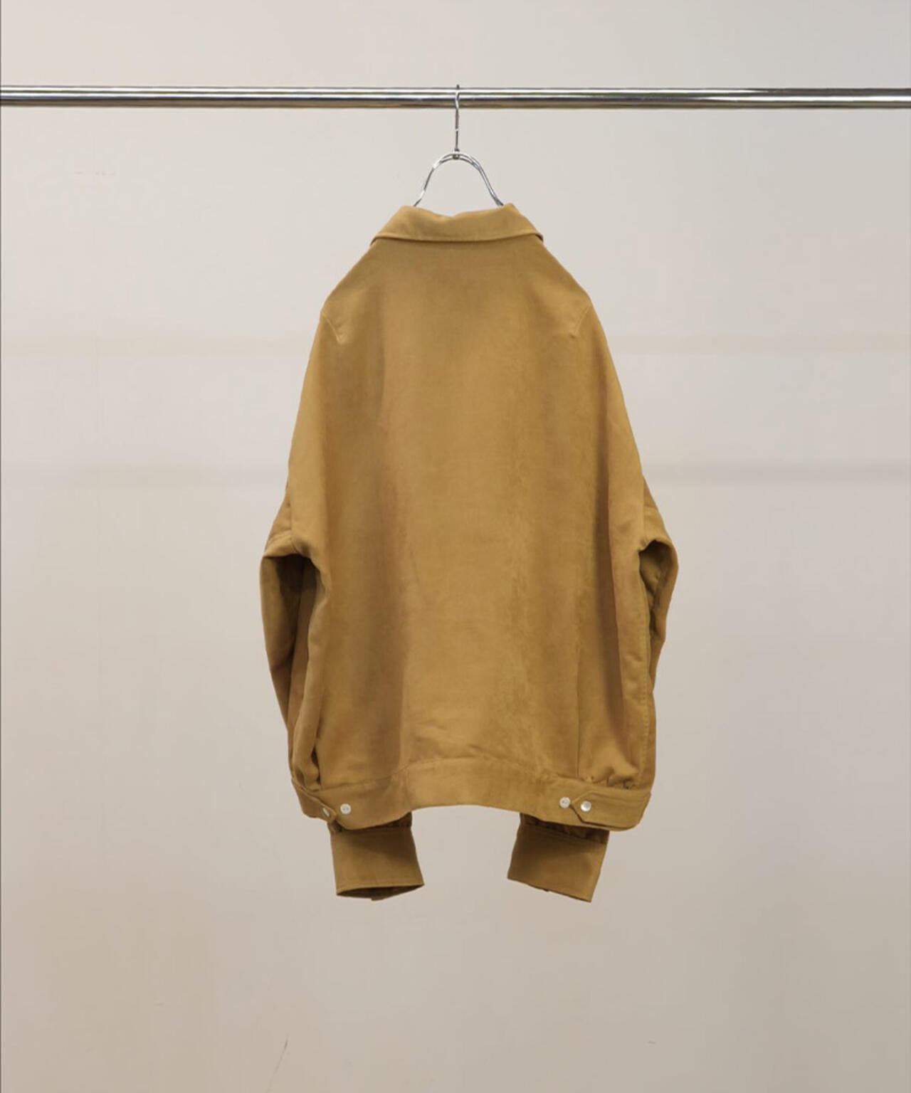 ANCELLM/アンセルム/VEGAN SUEDE OPEN COLLAR SHIRT/ANC-SH93