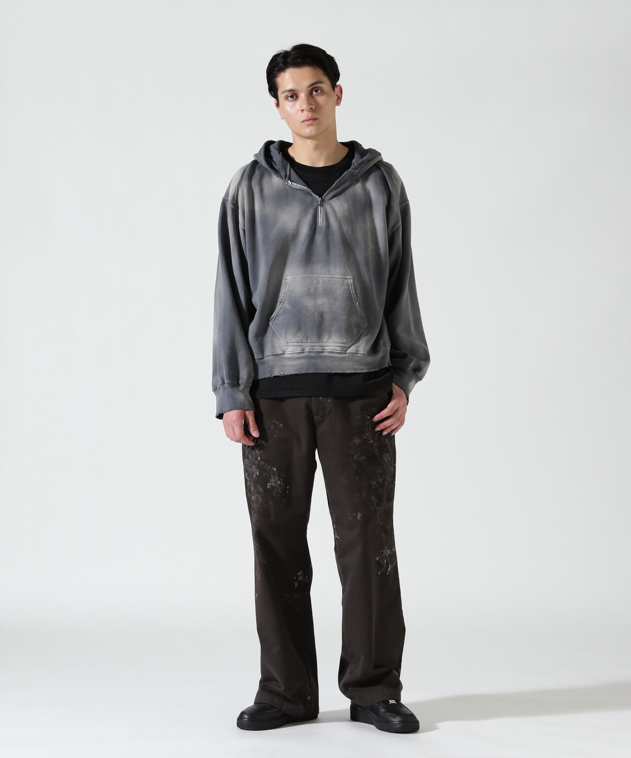 ANCELLM/アンセルム/LIGHT LOOP ZIP HOODIE/ANC-CT148