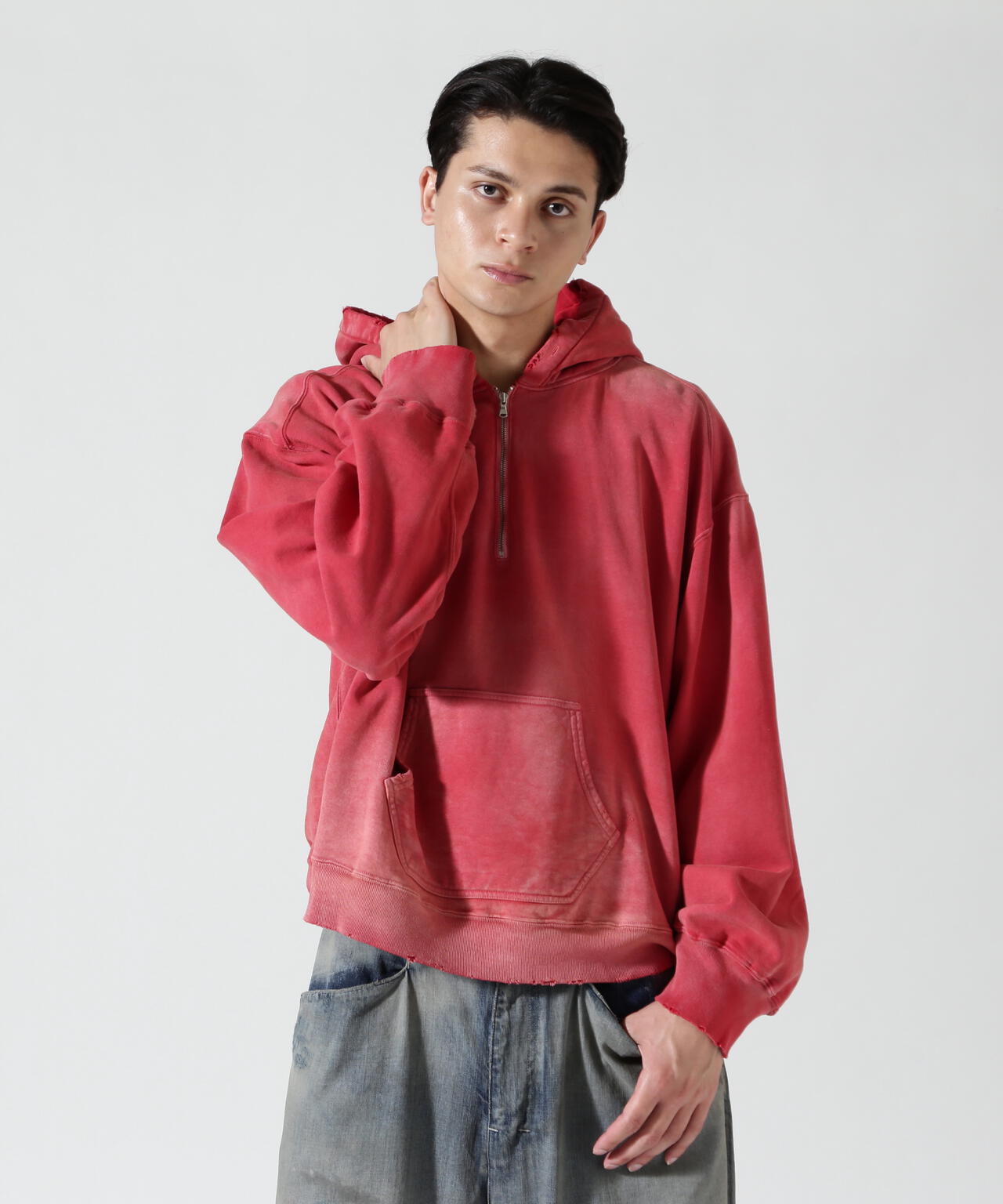 ANCELLM/アンセルム/LIGHT LOOP ZIP HOODIE/ANC-CT148