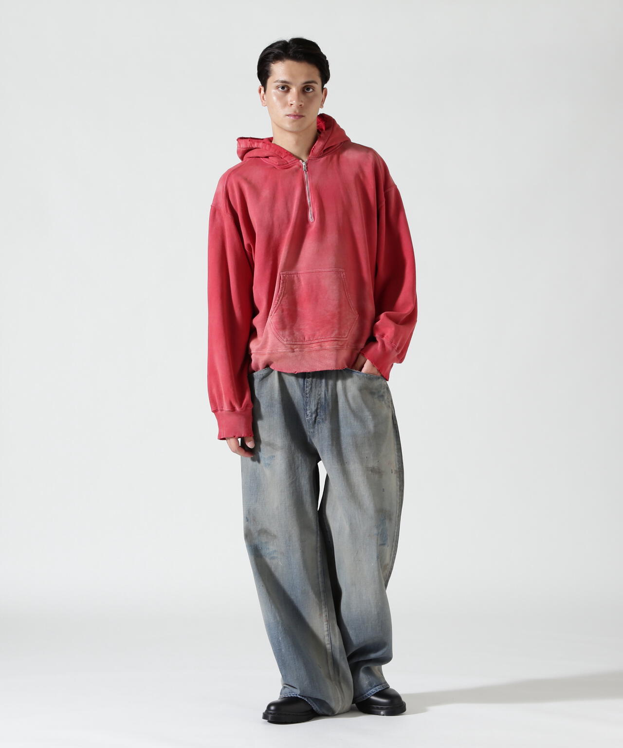 ANCELLM/アンセルム/LIGHT LOOP ZIP HOODIE/ANC-CT148