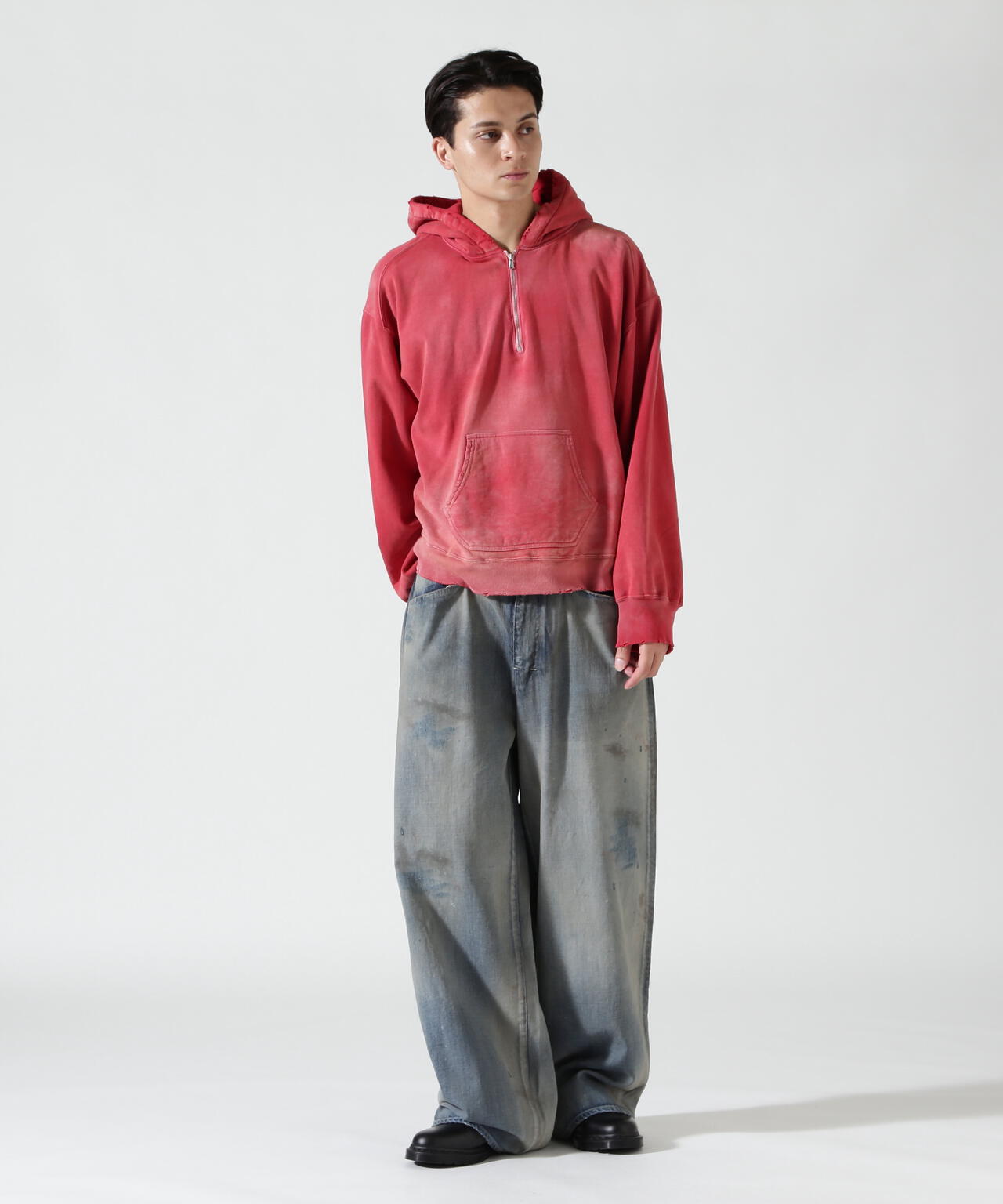 ANCELLM/アンセルム/LIGHT LOOP ZIP HOODIE/ANC-CT148