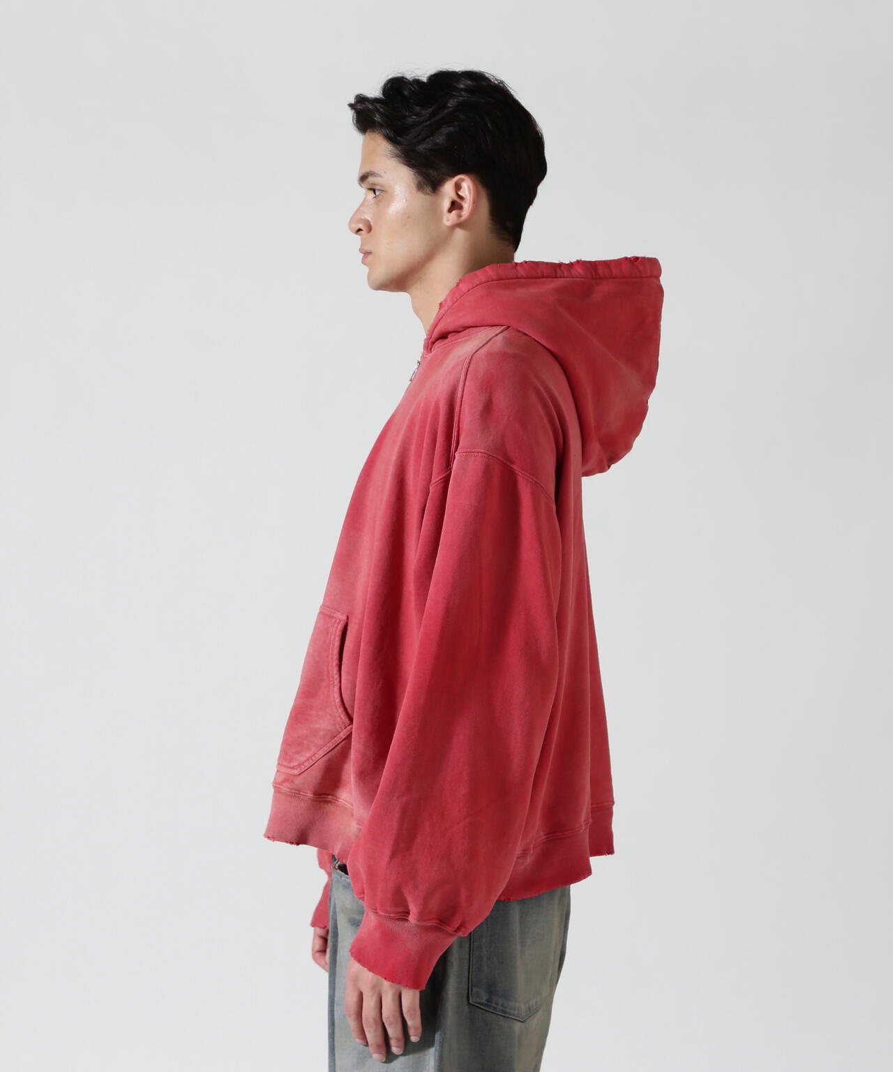 ANCELLM/アンセルム/LIGHT LOOP ZIP HOODIE/ANC-CT148