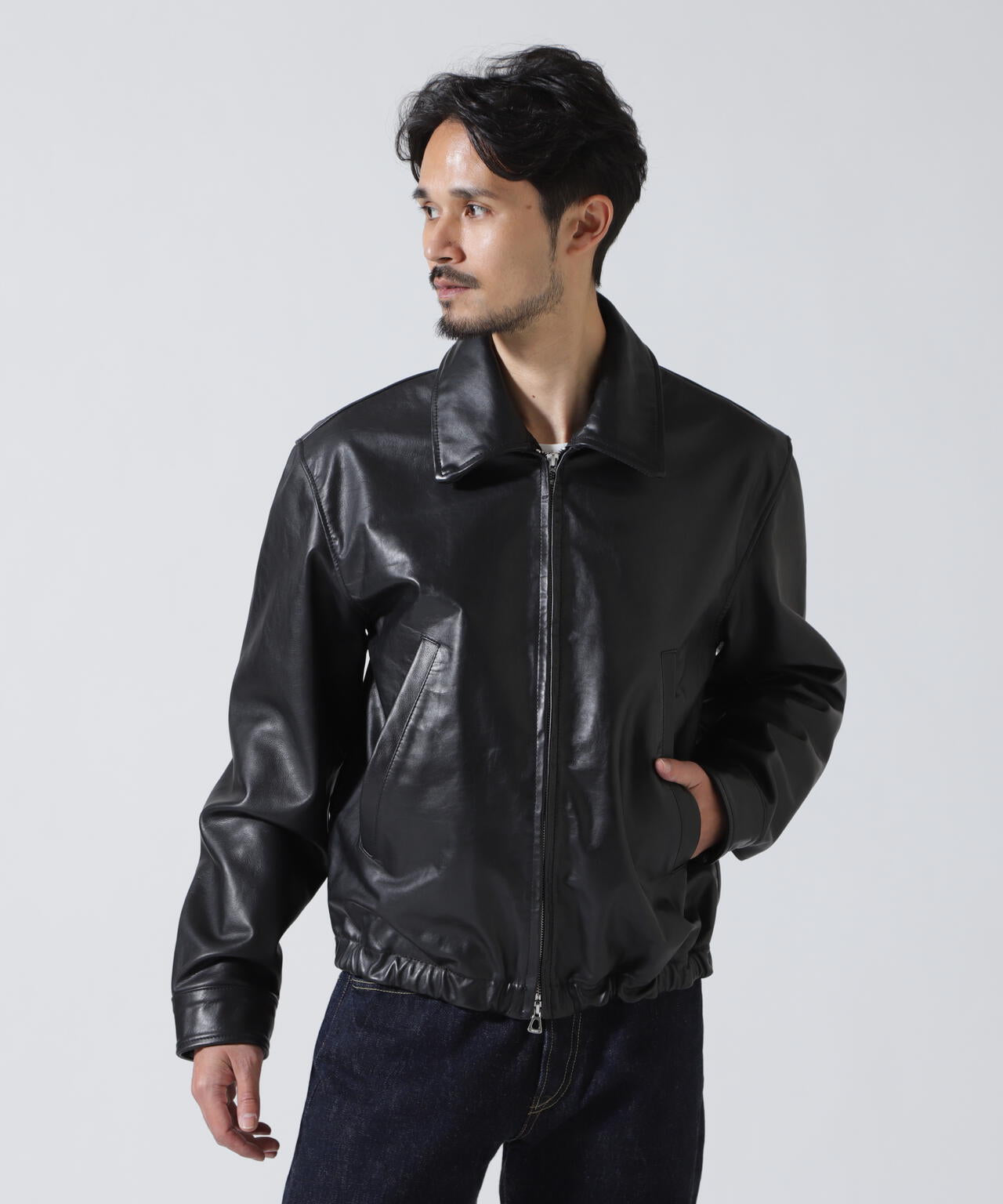 YOKE×吾亦紅/ヨーク×ワレモコウ/LEATHER ZIP BLOUSON Exclusive/吾亦紅別注