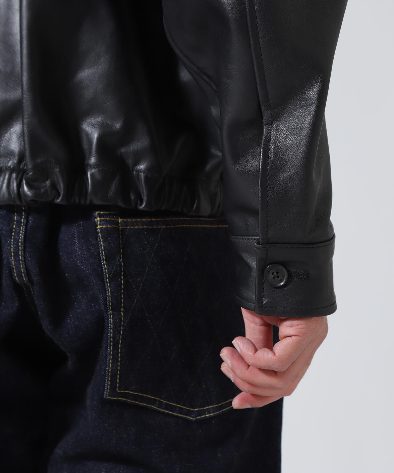 YOKE×吾亦紅/ヨーク×ワレモコウ/LEATHER ZIP BLOUSON Exclusive/吾亦紅別注