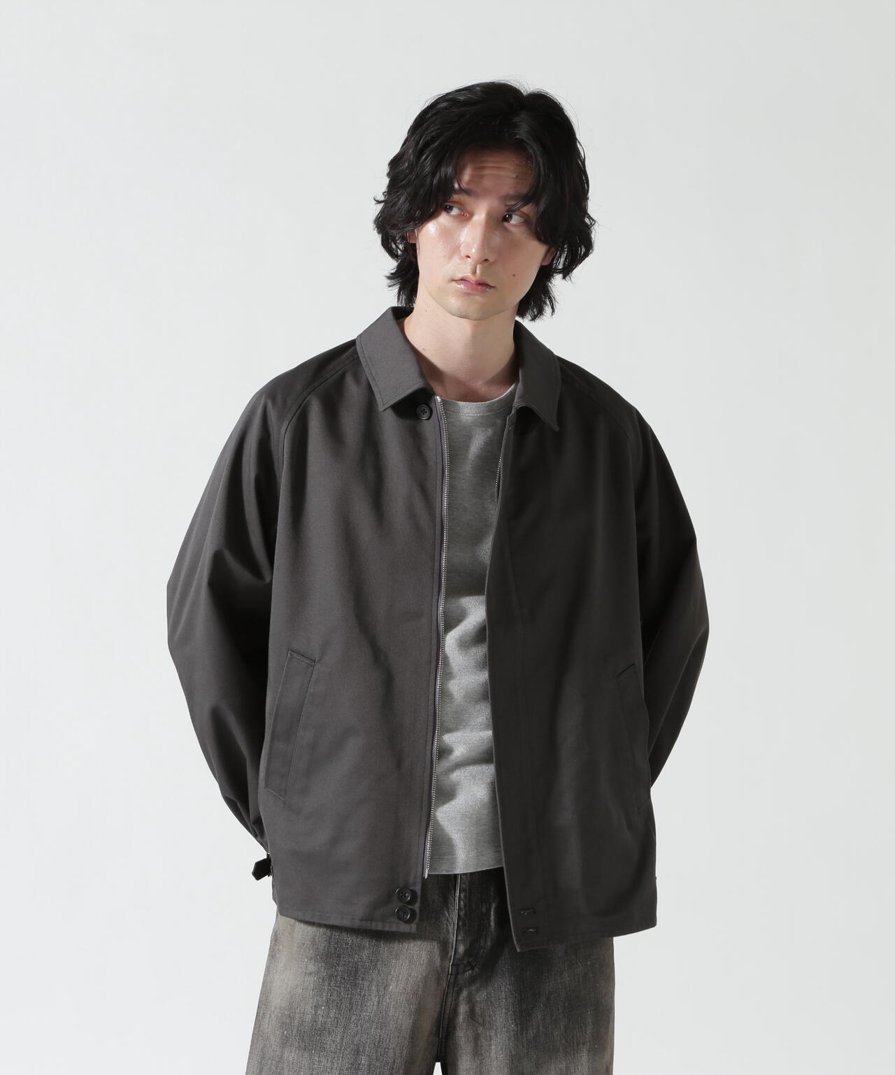 FOUNDOUR/ファウンダ/T/C TWILL ZIP UP BLOUSON