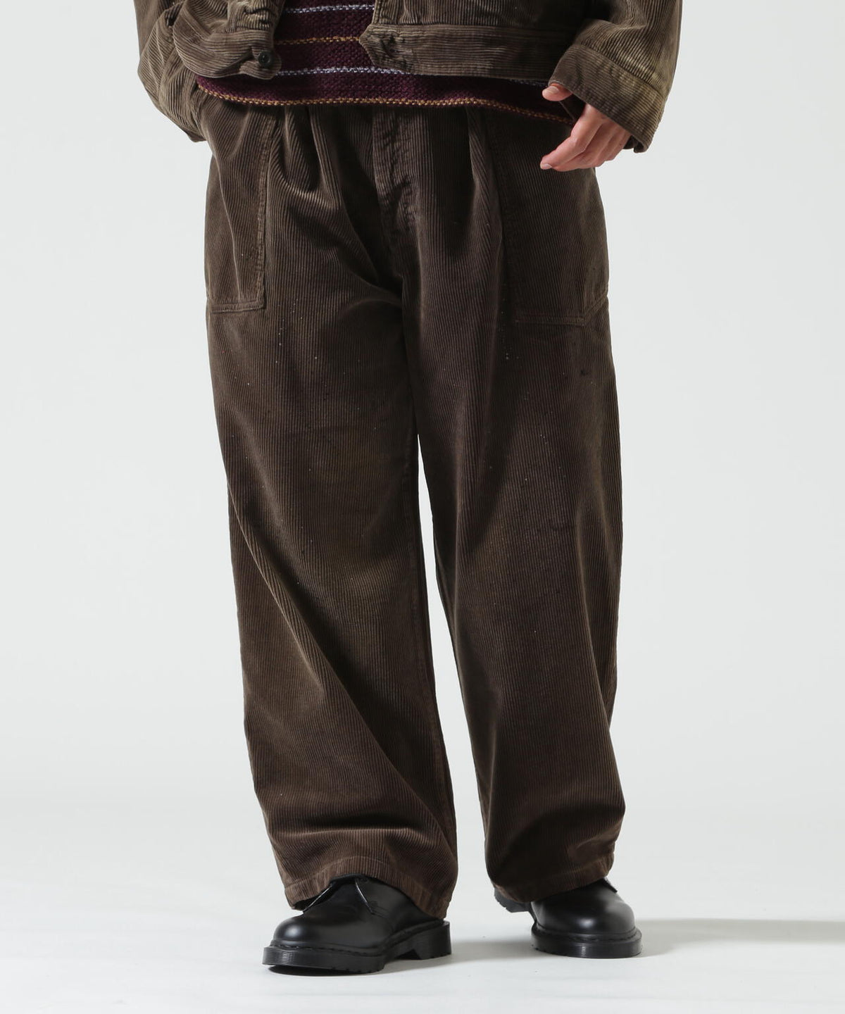ANCELLM/アンセルム/AGING CORDUROY BAKER PANTS/ANC-PT129