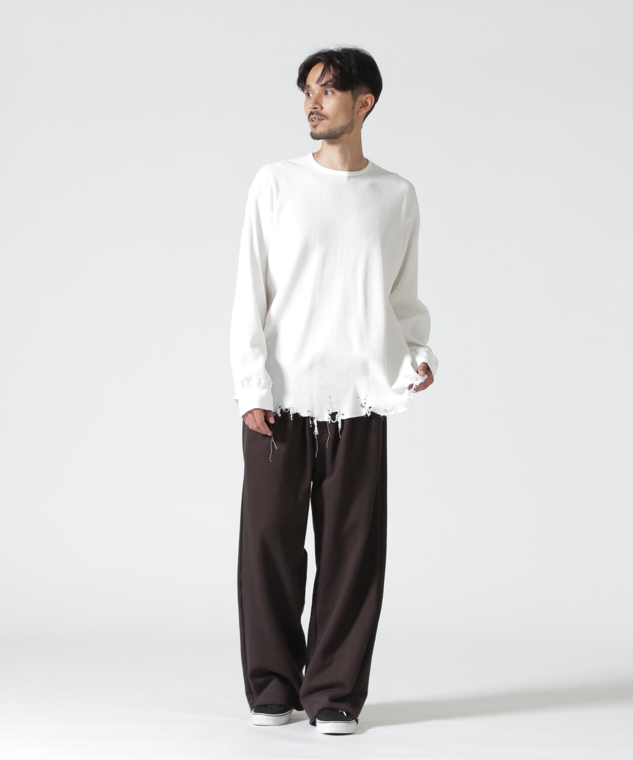 ANCELLM/アンセルムSWEAT SLACKS/ANC-PT142